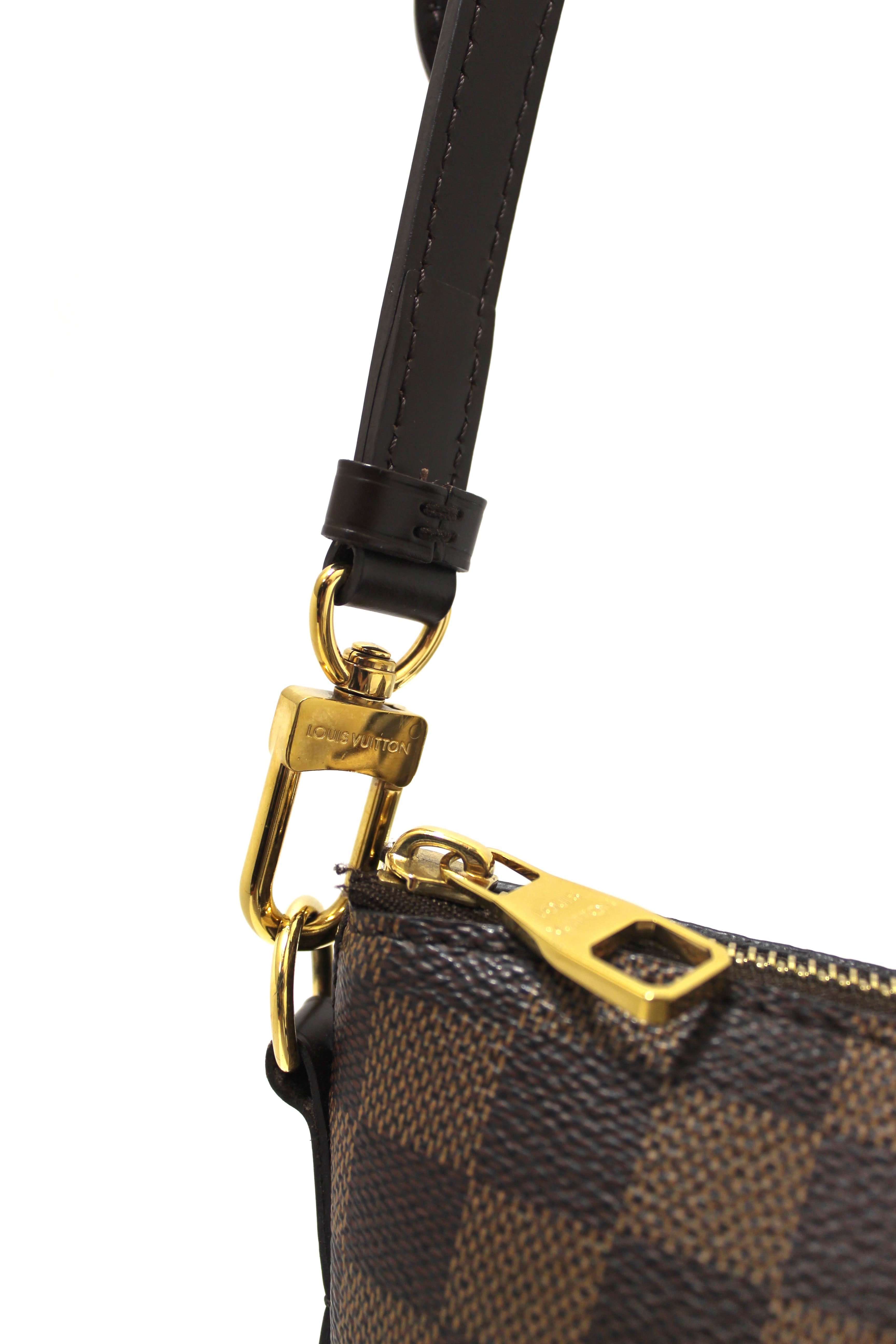 Authentic Louis Vuitton Damier Siena PM Shoulder Messenger Bag