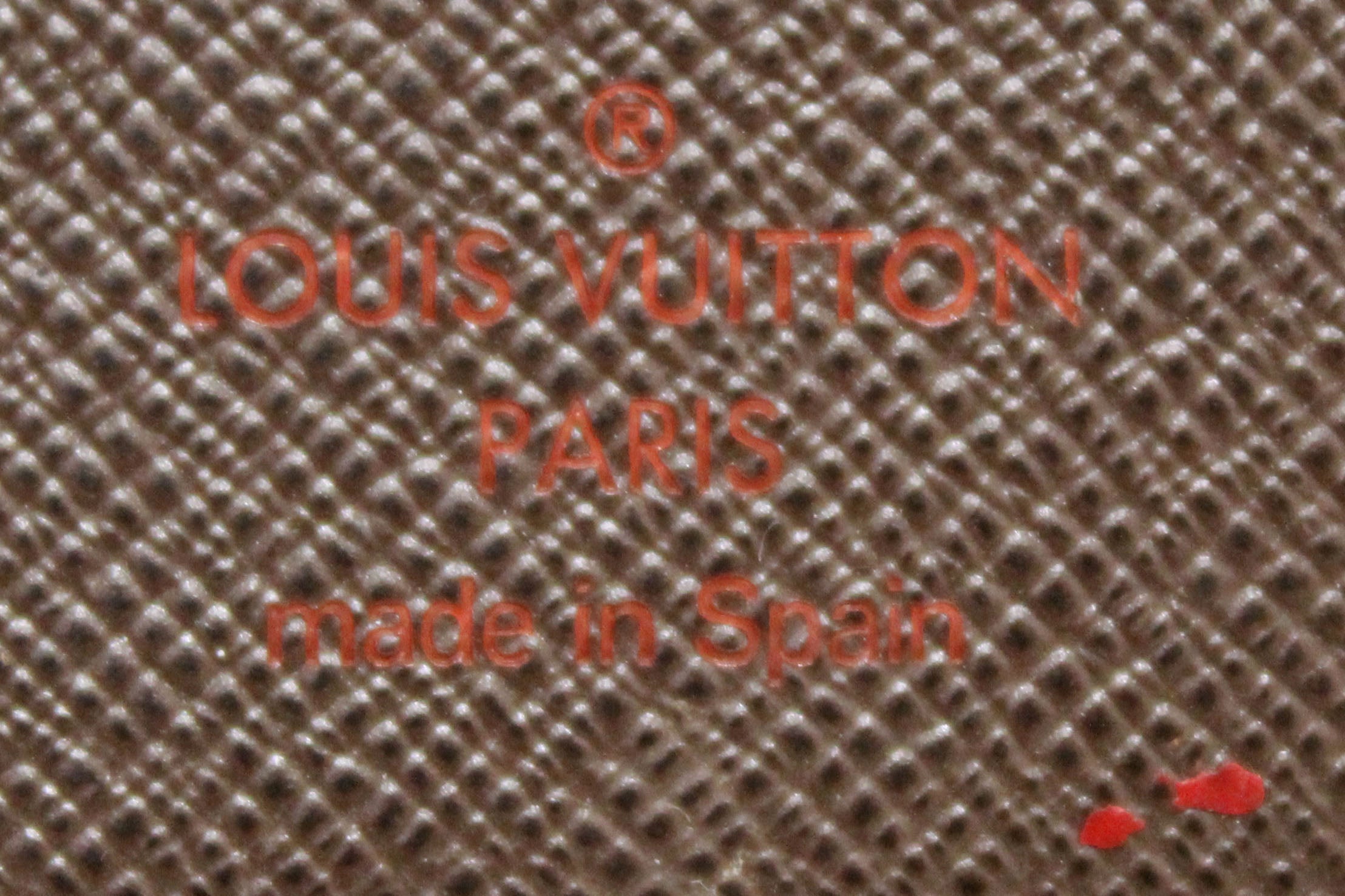 Authentic Louis Vuitton Damier Ebene Canvas Checkbook Holder