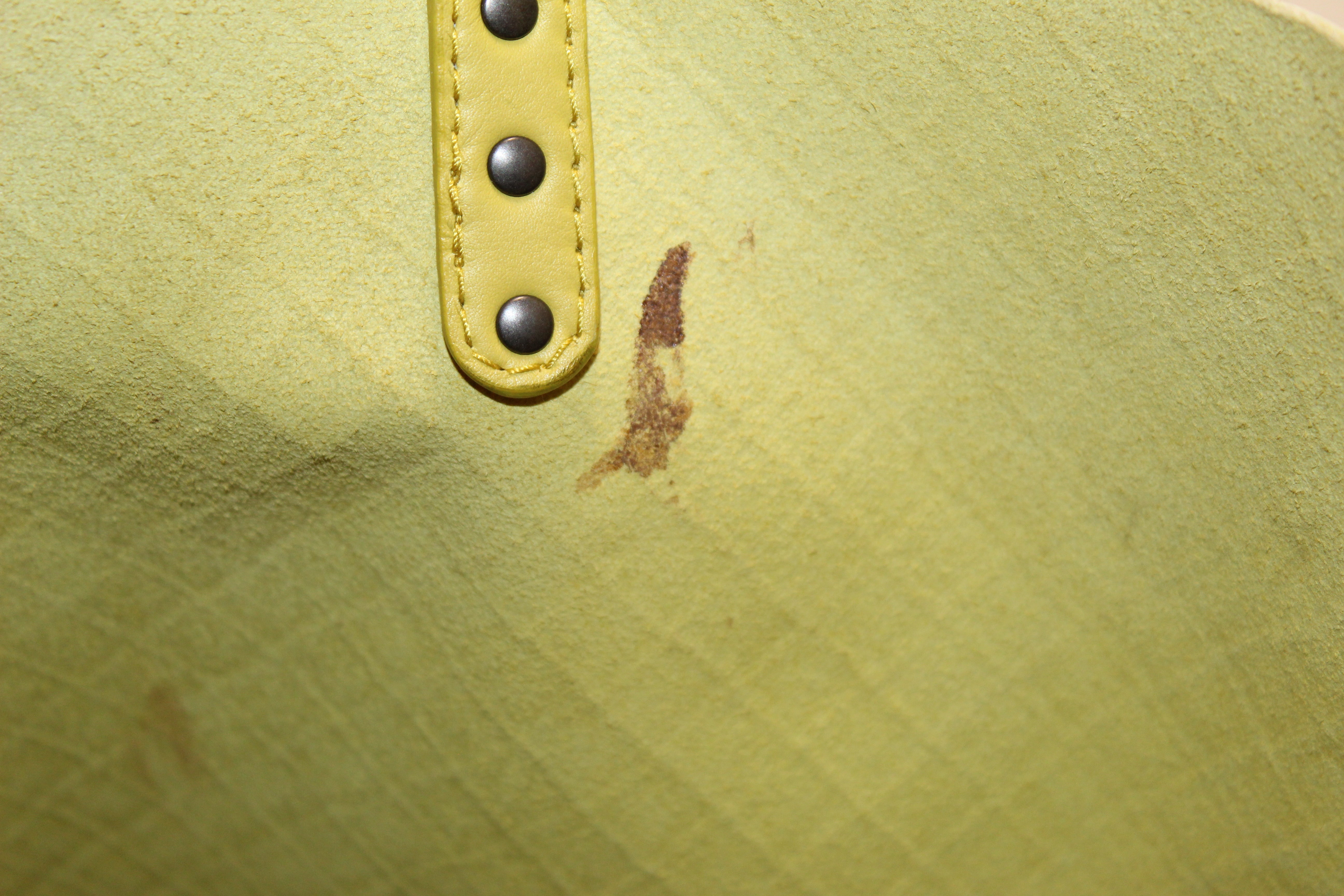 Authentic Bottega Veneta Intrecciato Embossed Green Leather Tote