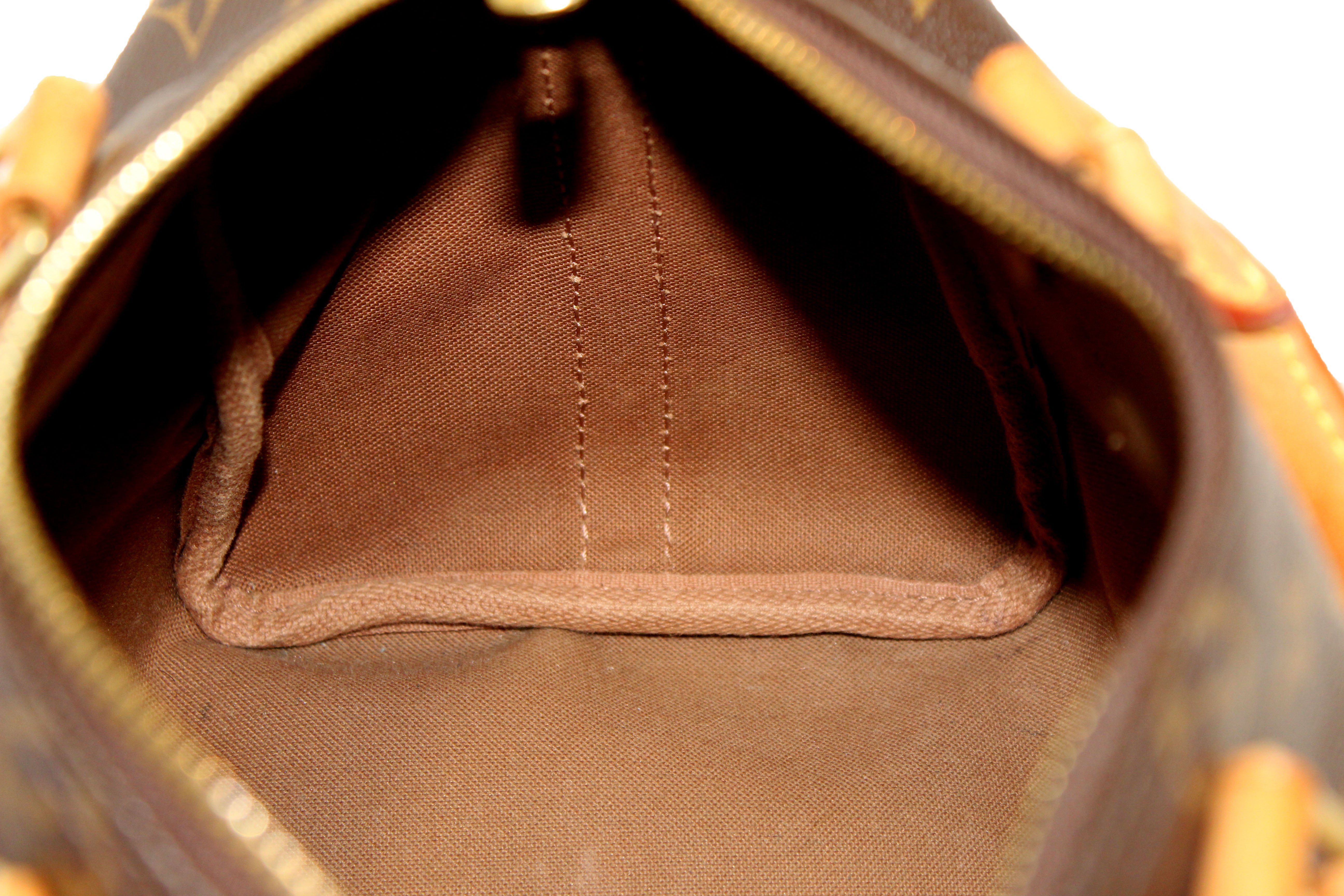 Authentic Louis Vuitton Classic Monogram Speedy 25 Bandouliere Bag