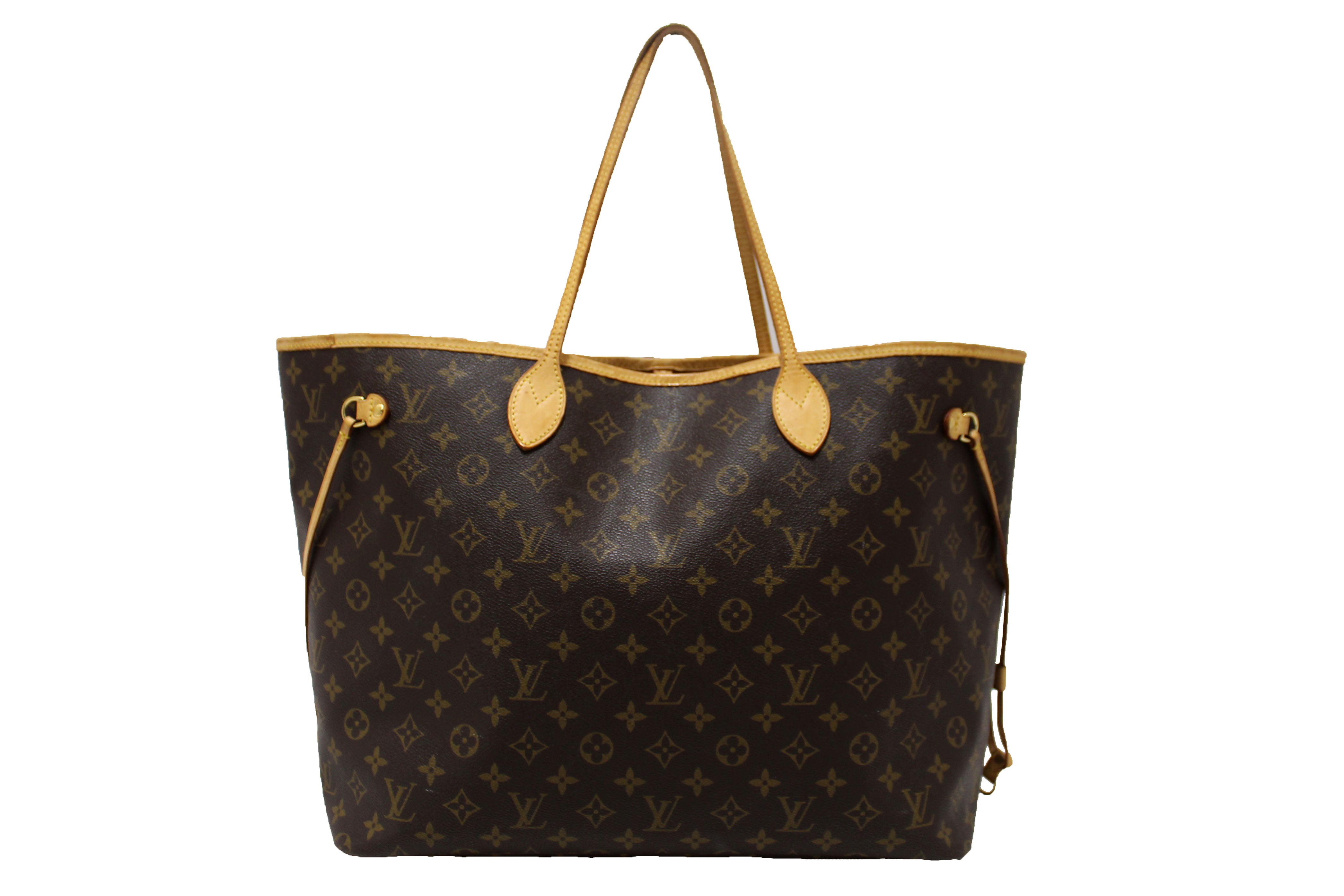 Authentic Louis Vuitton Classic Monogram Neverfull GM Tote Shoulder Bag