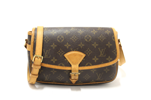 Authentic Louis Vuitton Classic Monogram Sologne Messenger Bag