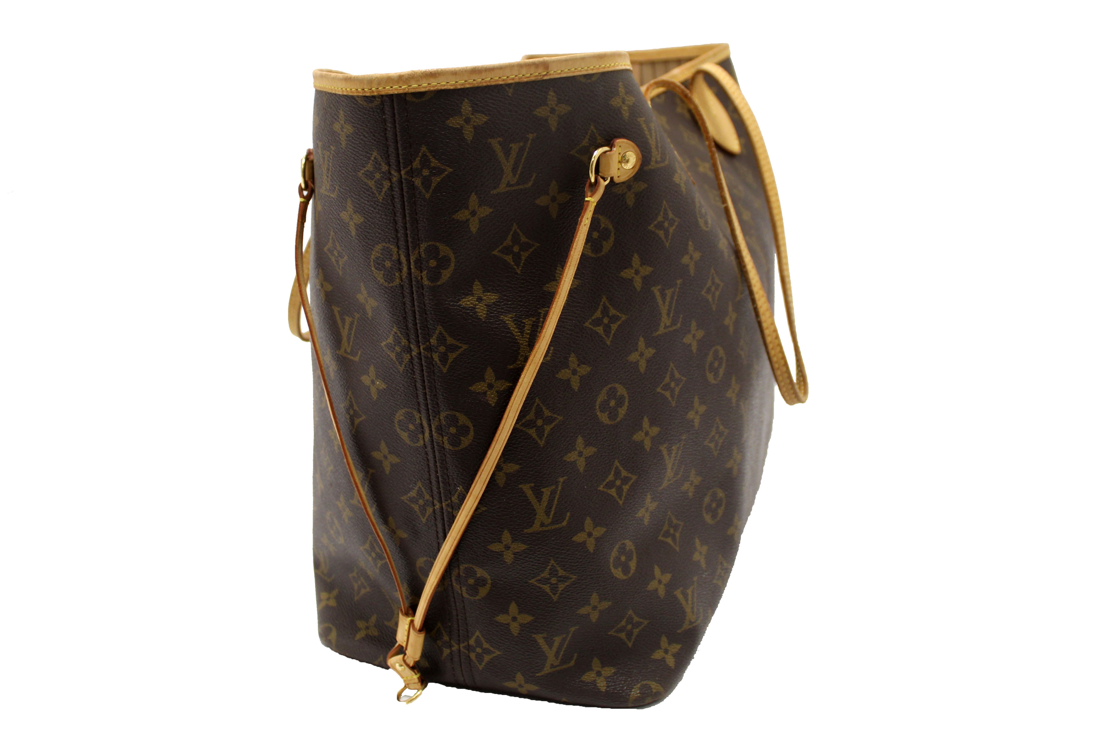 Authentic Louis Vuitton Classic Monogram Neverfull GM Tote Shoulder Bag