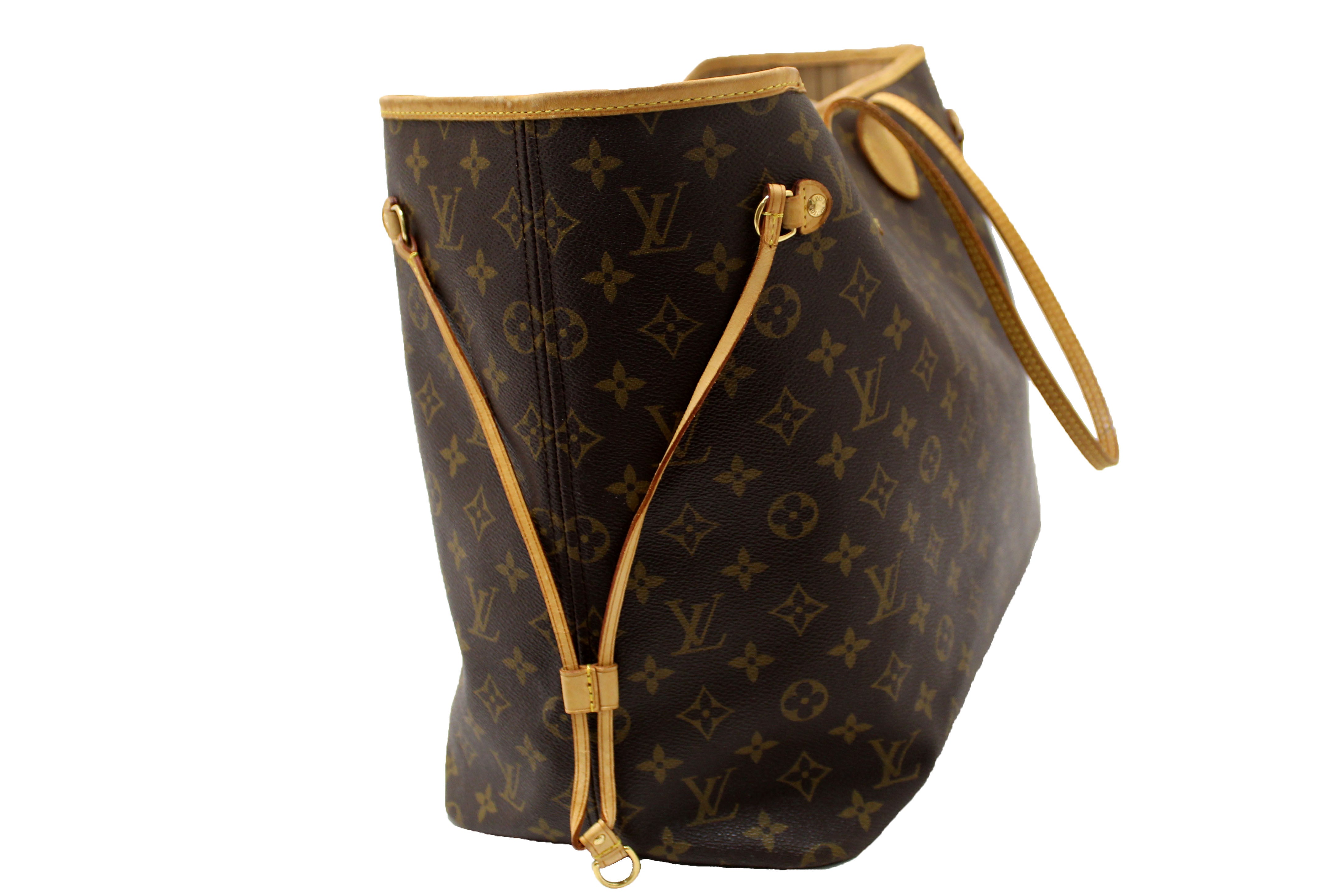 Authentic Louis Vuitton Classic Monogram Neverfull GM Tote Shoulder Bag