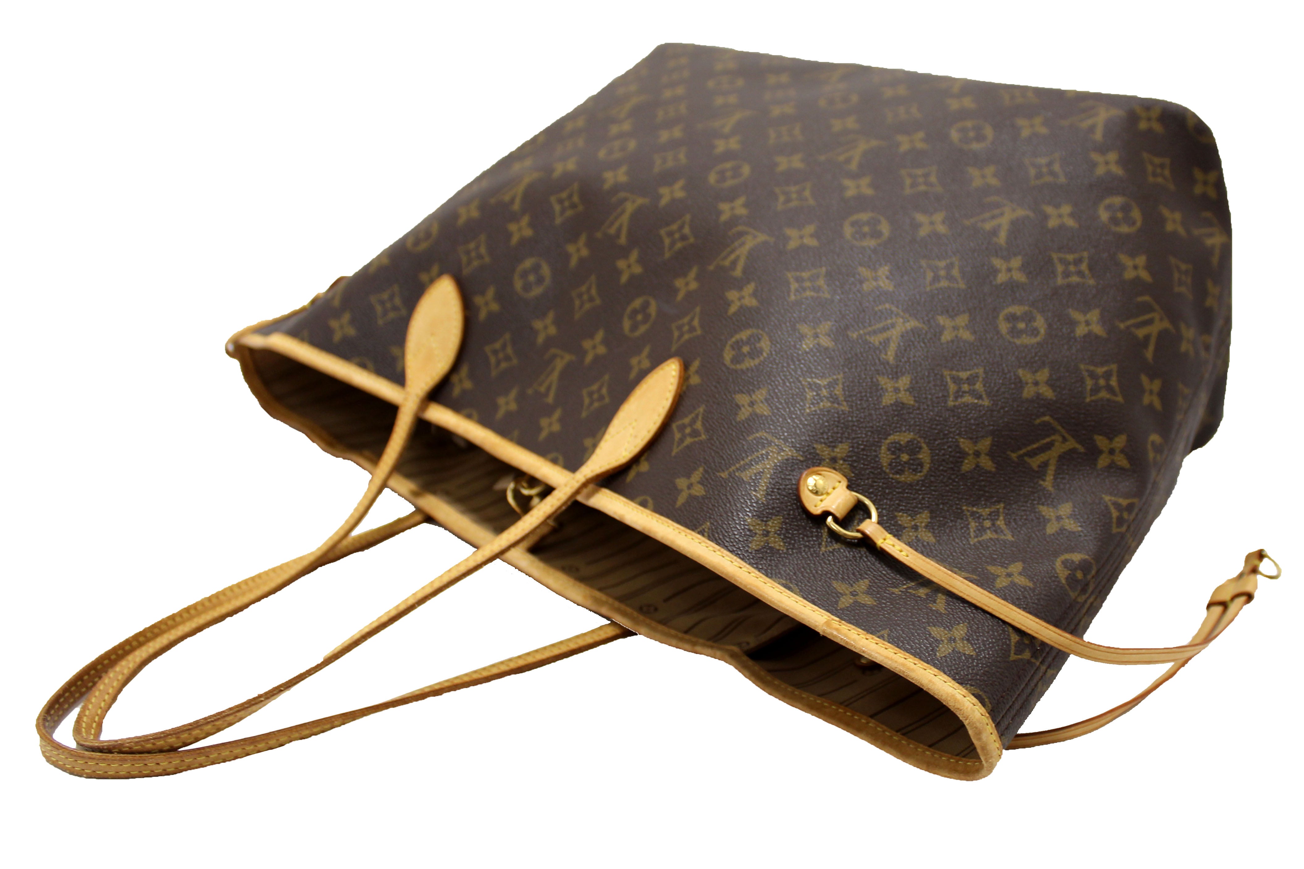 Authentic Louis Vuitton Classic Monogram Neverfull GM Tote Shoulder Bag