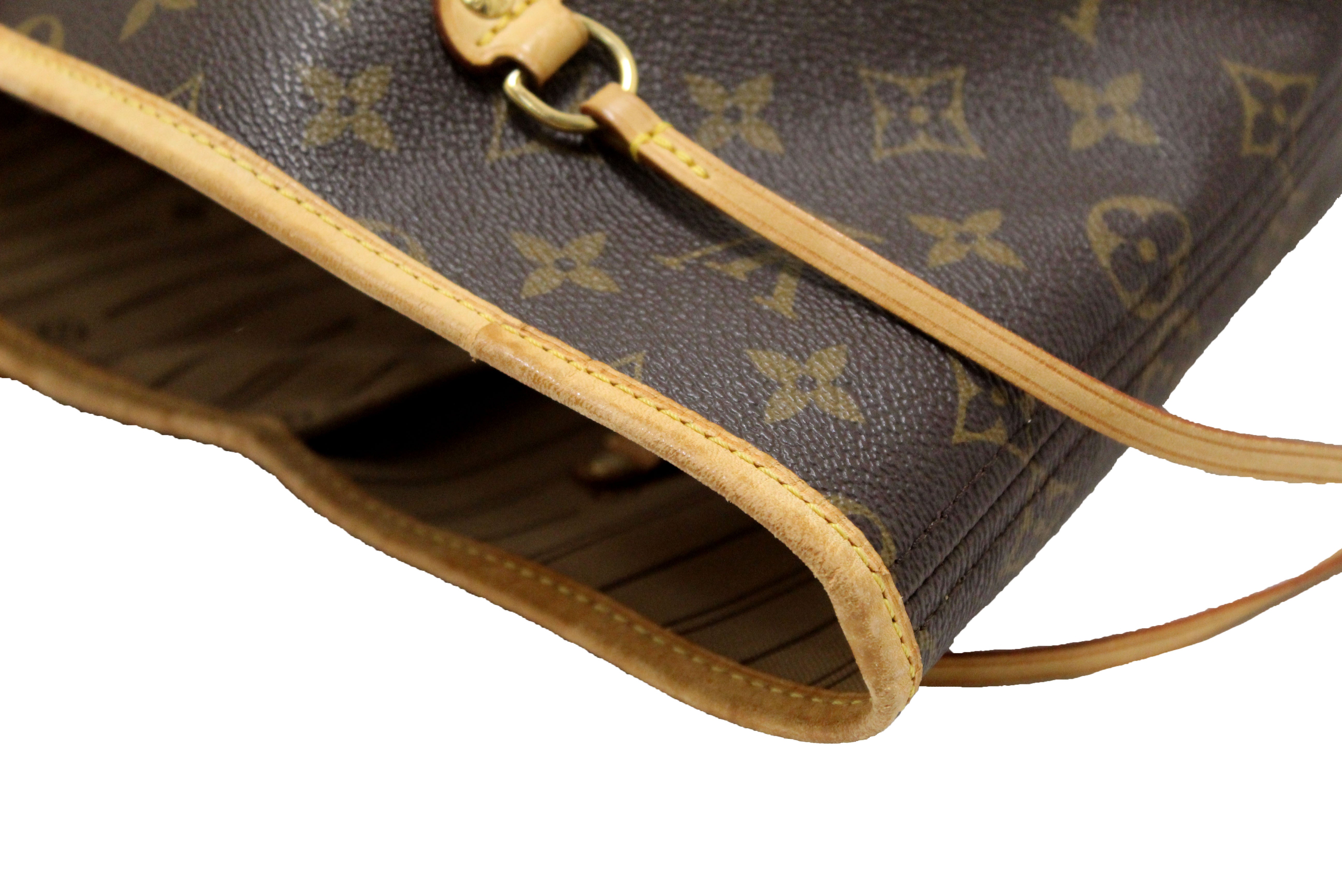Authentic Louis Vuitton Classic Monogram Neverfull GM Tote Shoulder Bag