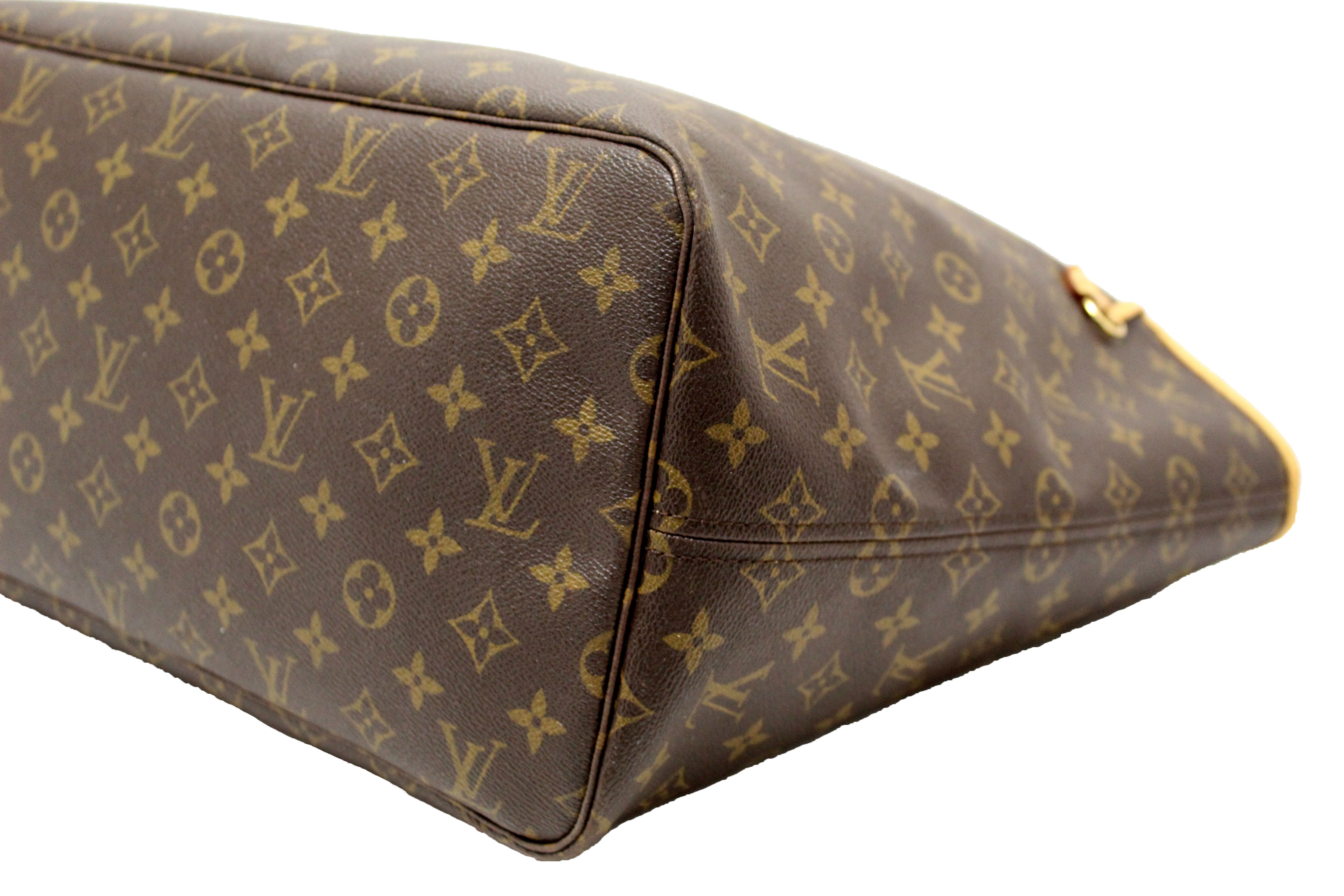 Authentic Louis Vuitton Classic Monogram Neverfull GM Tote Shoulder Bag