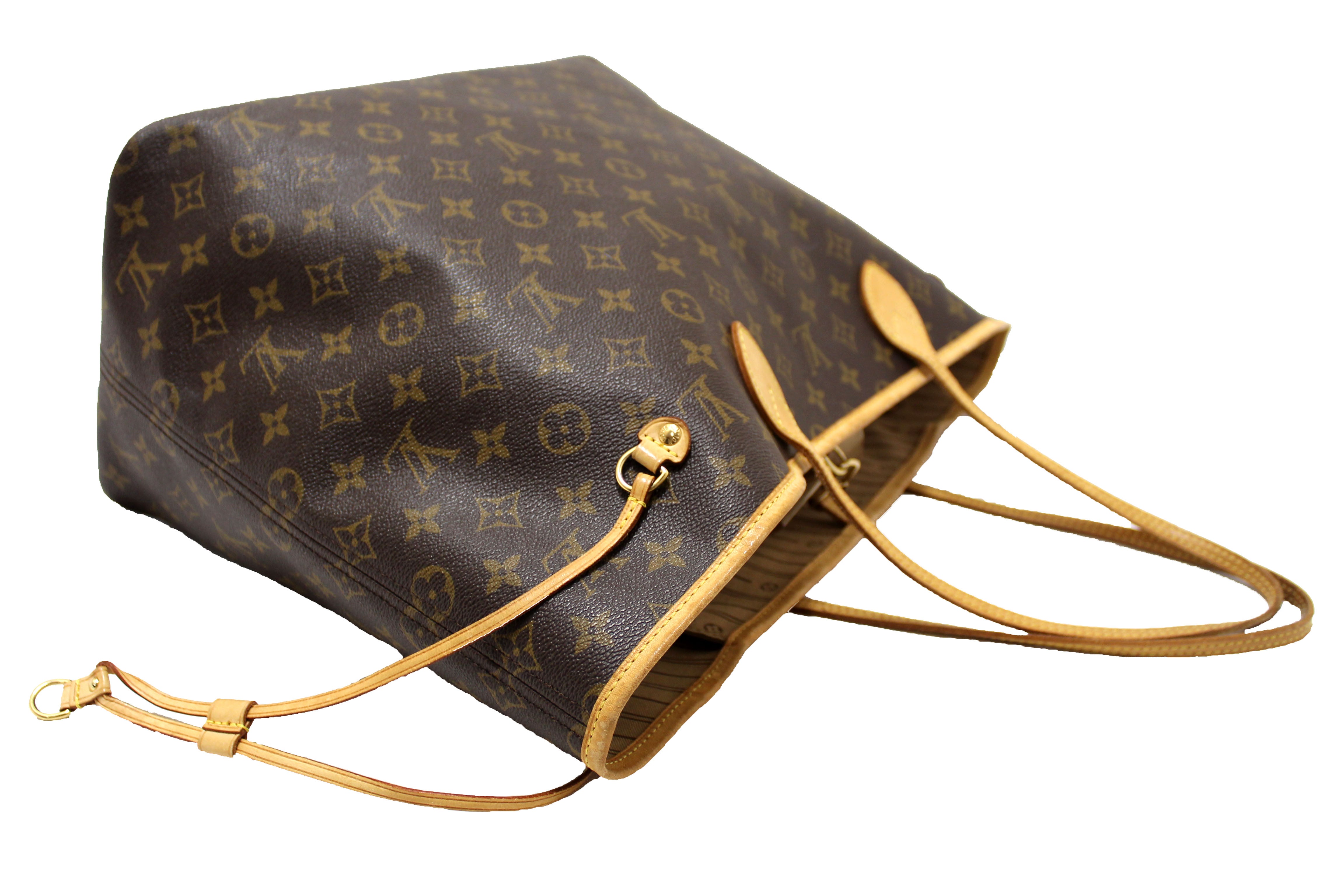 Authentic Louis Vuitton Classic Monogram Neverfull GM Tote Shoulder Bag