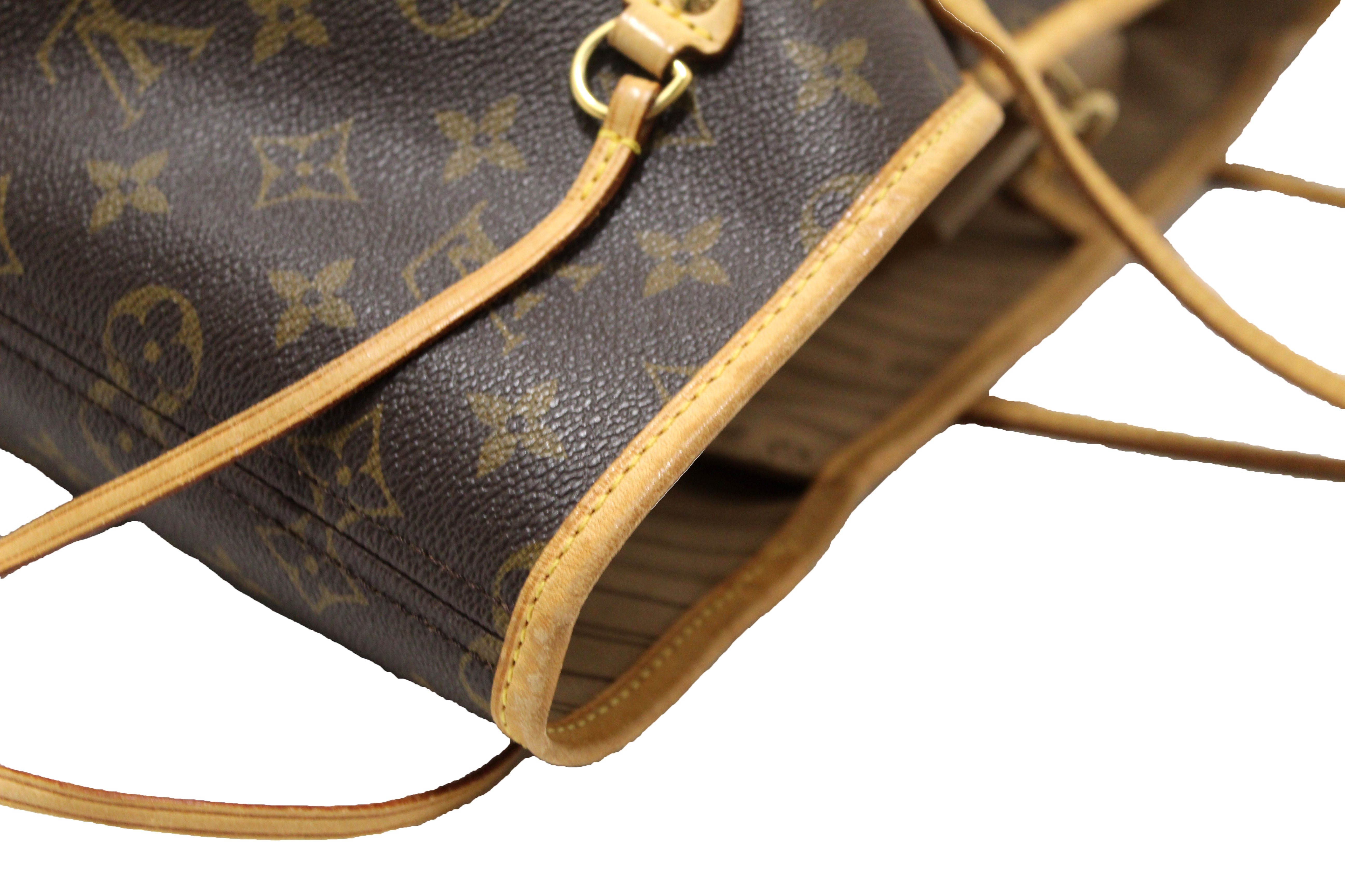 Authentic Louis Vuitton Classic Monogram Neverfull GM Tote Shoulder Bag