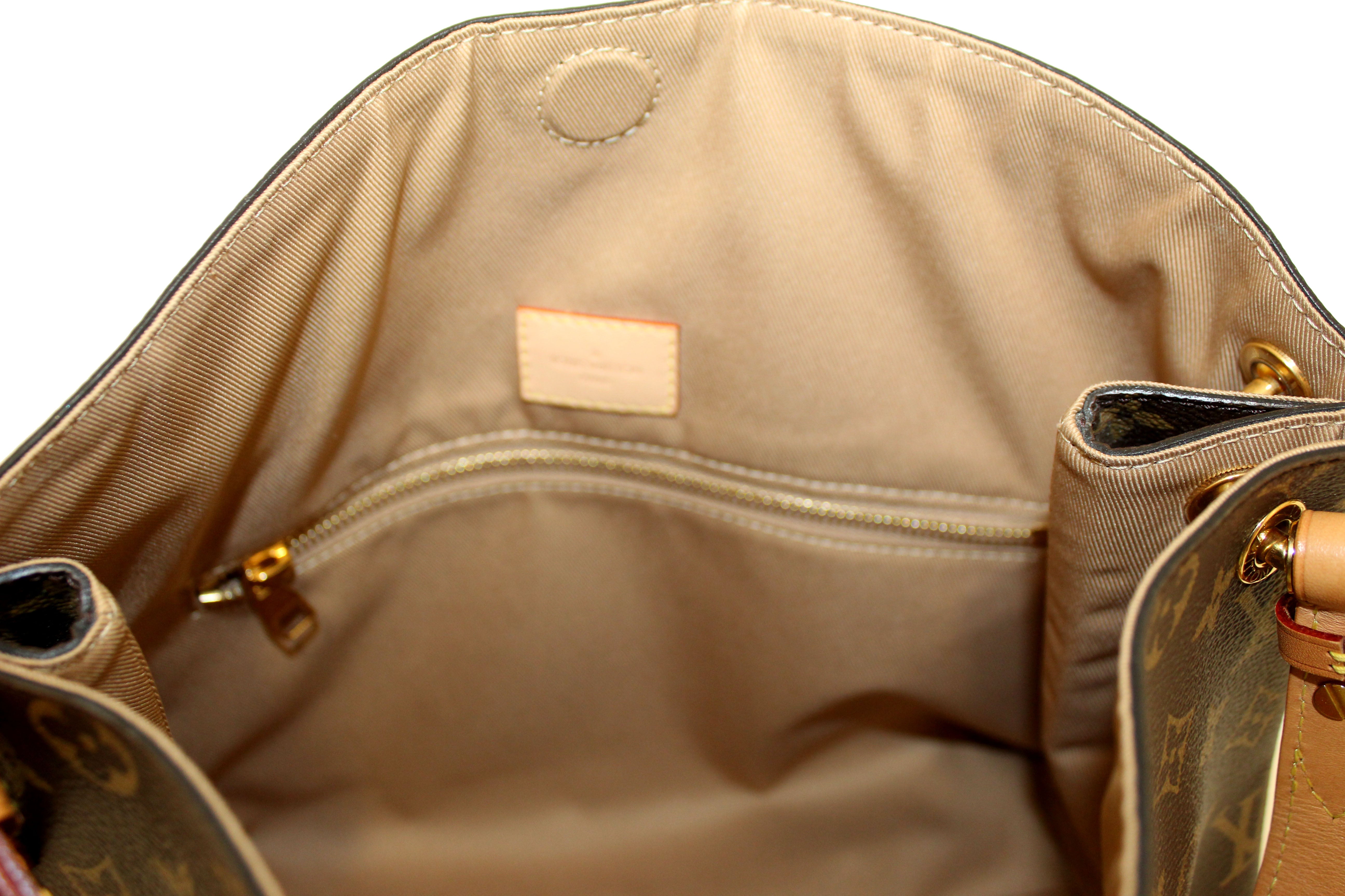 Authentic Louis Vuitton Classic Monogram Graceful PM Hobo Shoulder Bag