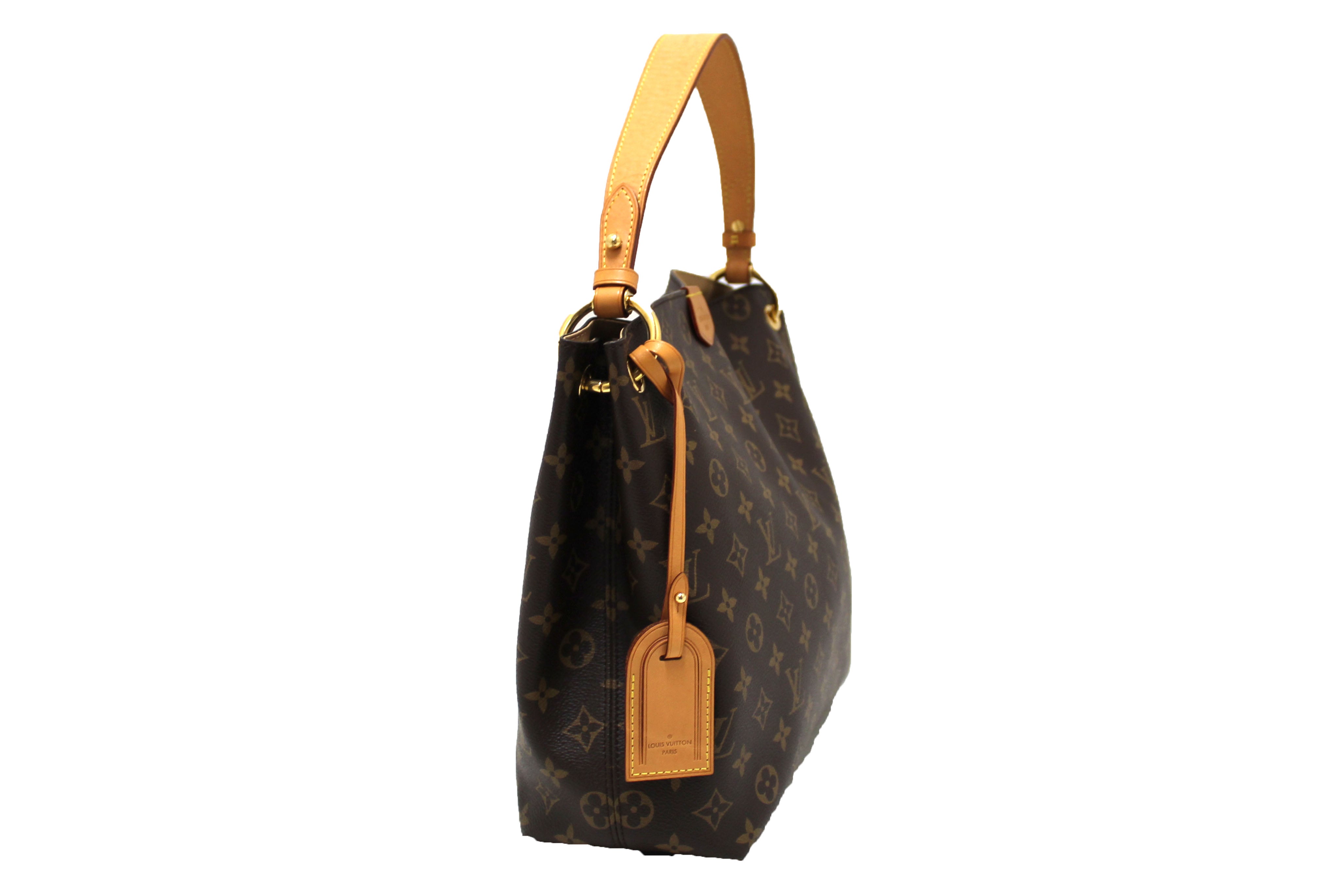 Authentic Louis Vuitton Classic Monogram Graceful PM Hobo Shoulder Bag