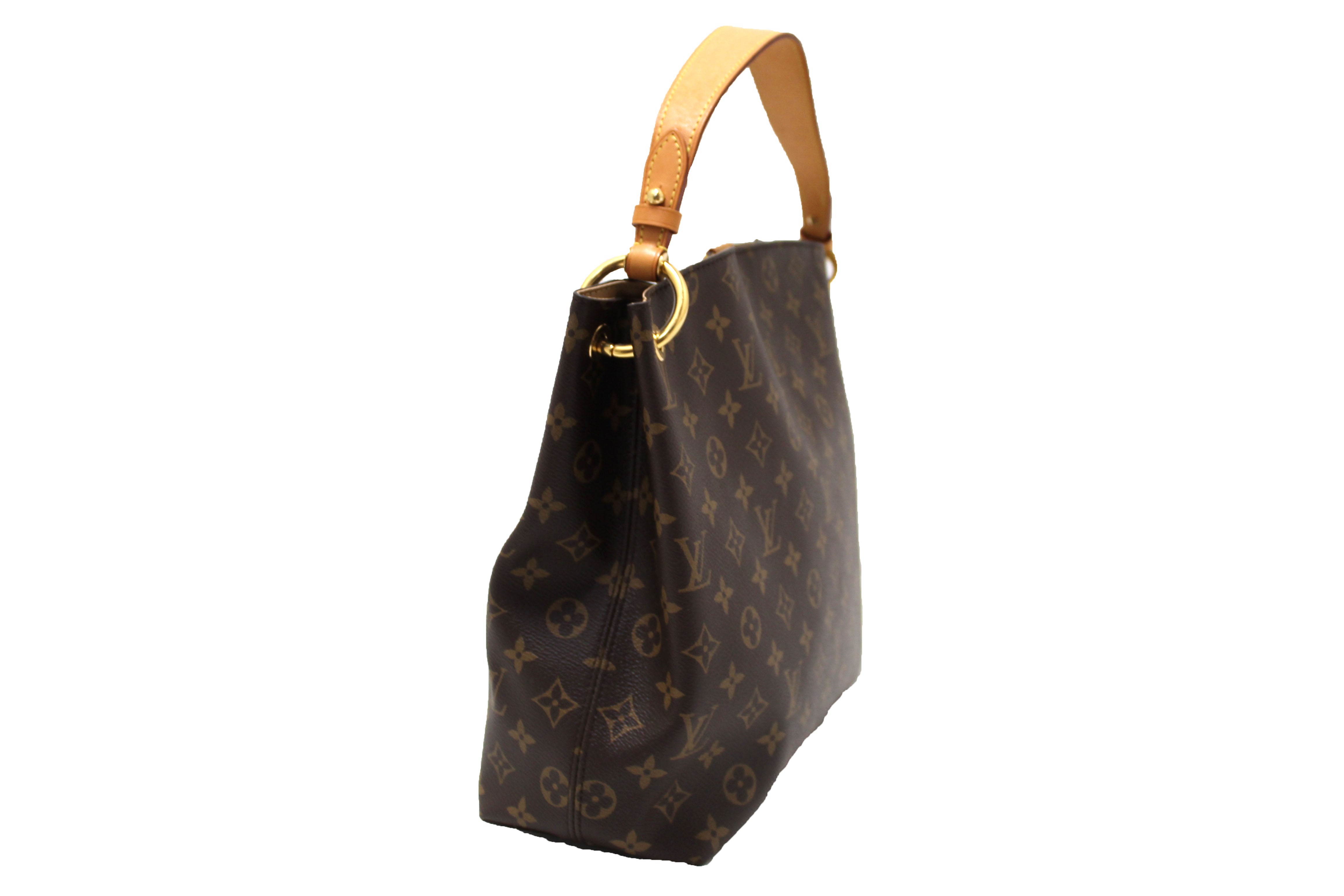 Authentic Louis Vuitton Classic Monogram Graceful PM Hobo Shoulder Bag