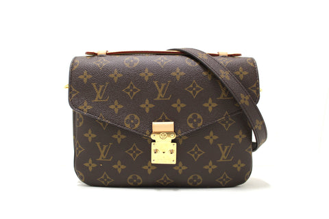 Authentic Louis Vuitton Monogram Pochette Metis Messenger Crossbody Bag