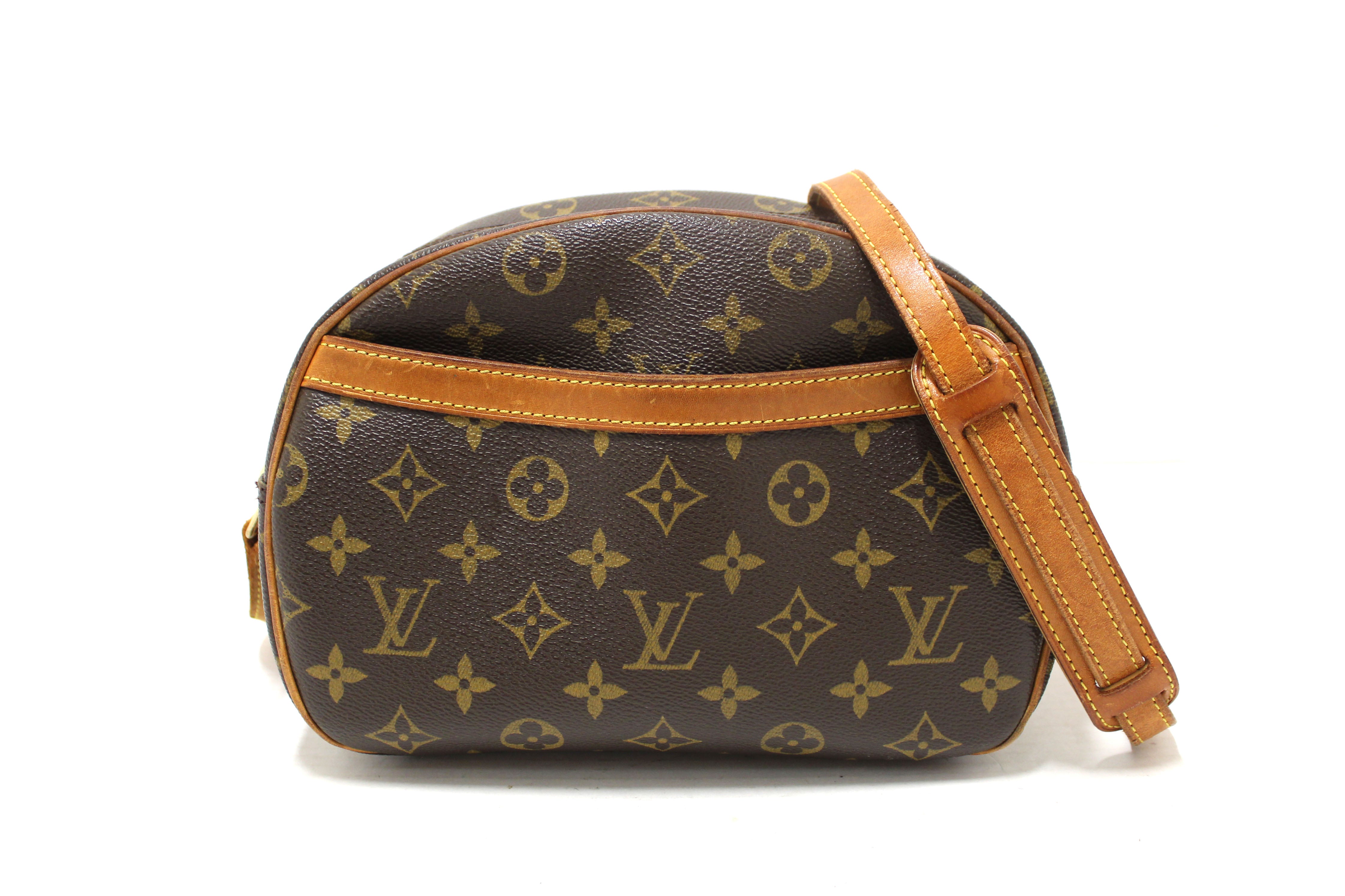 Authentic Louis Vuitton Classic Monogram Blois Crossbody Bag