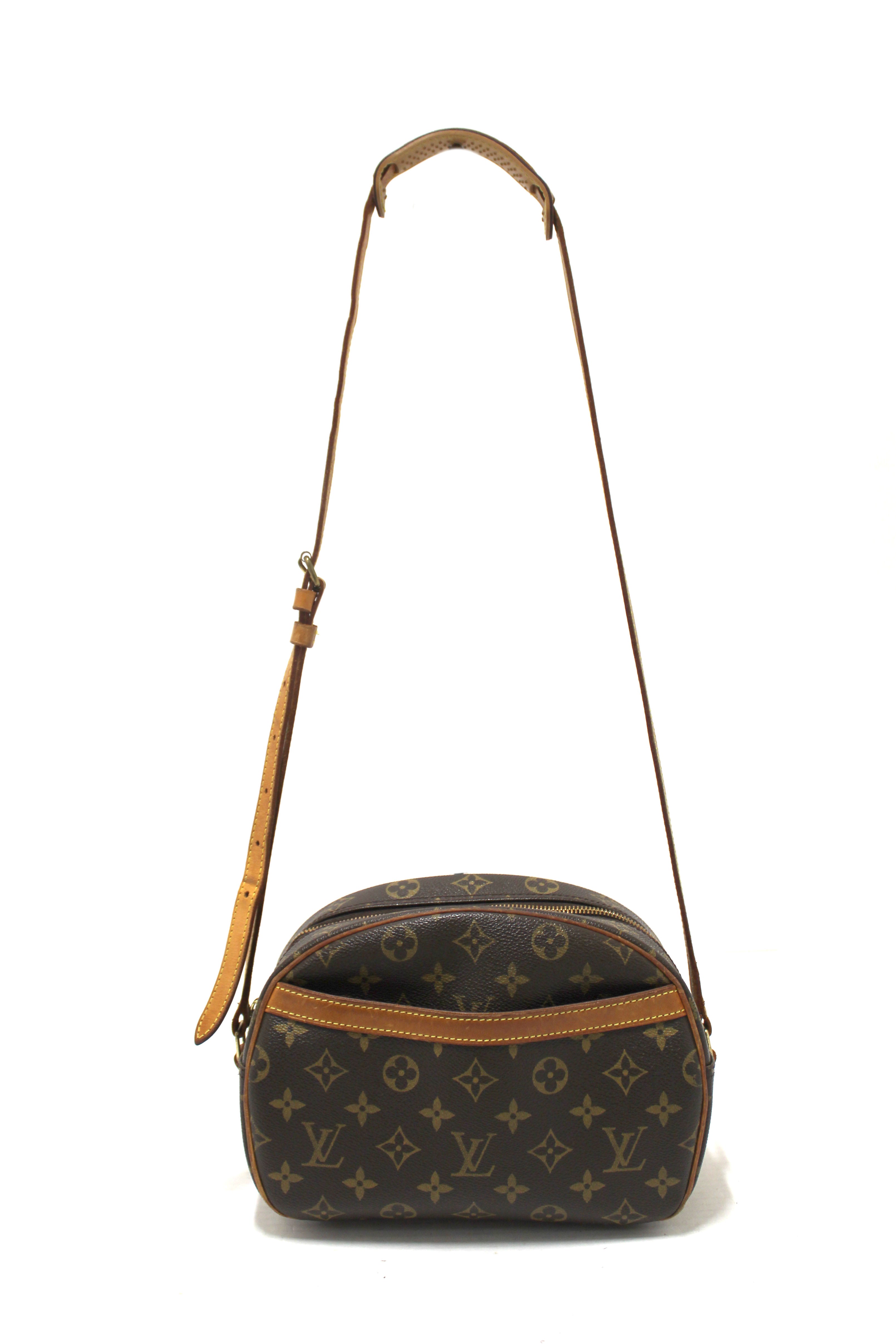 Authentic Louis Vuitton Classic Monogram Blois Crossbody Bag