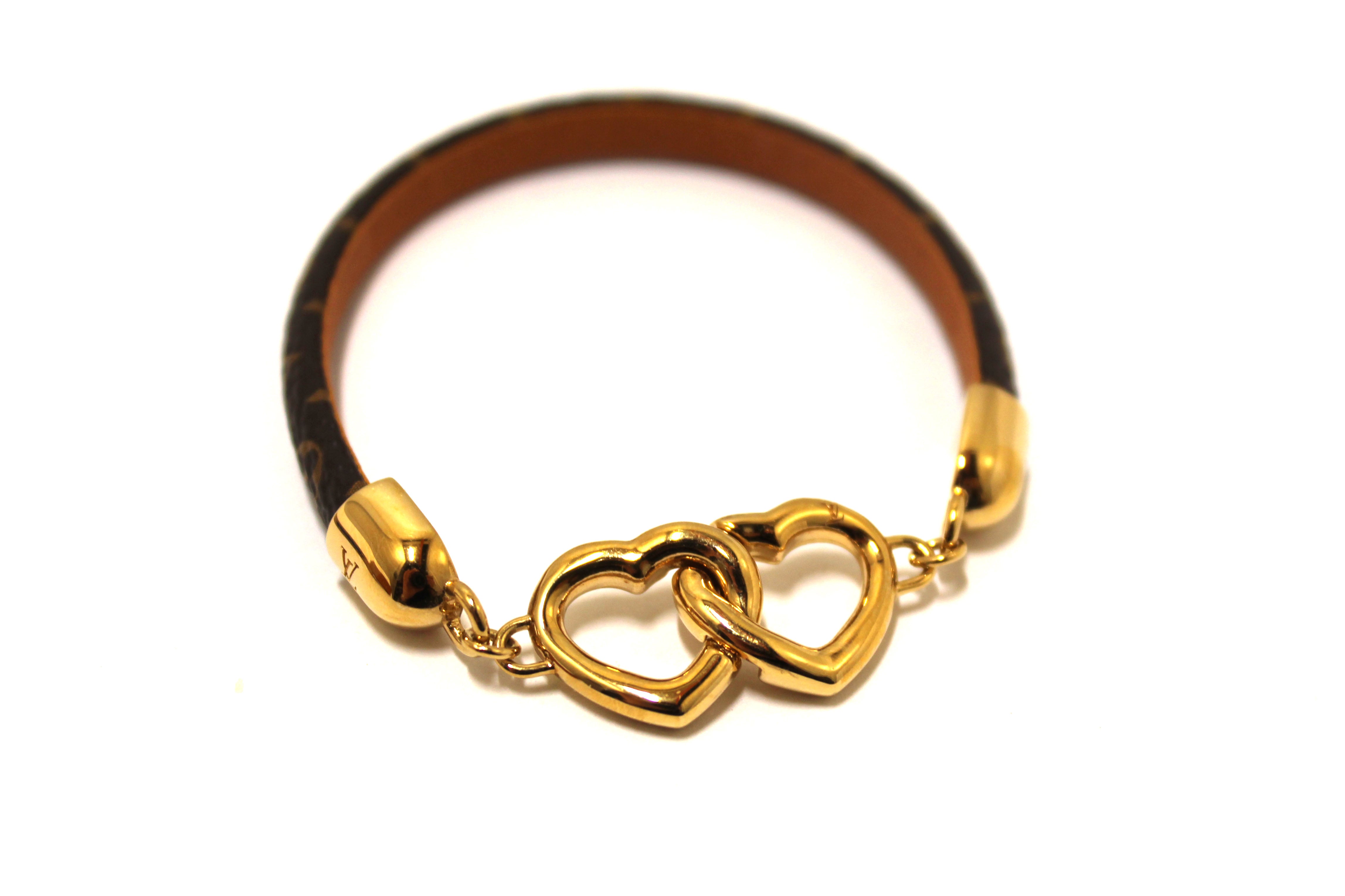 Authentic Louis Vuitton Monogram Say Yes Bracelet Size 17