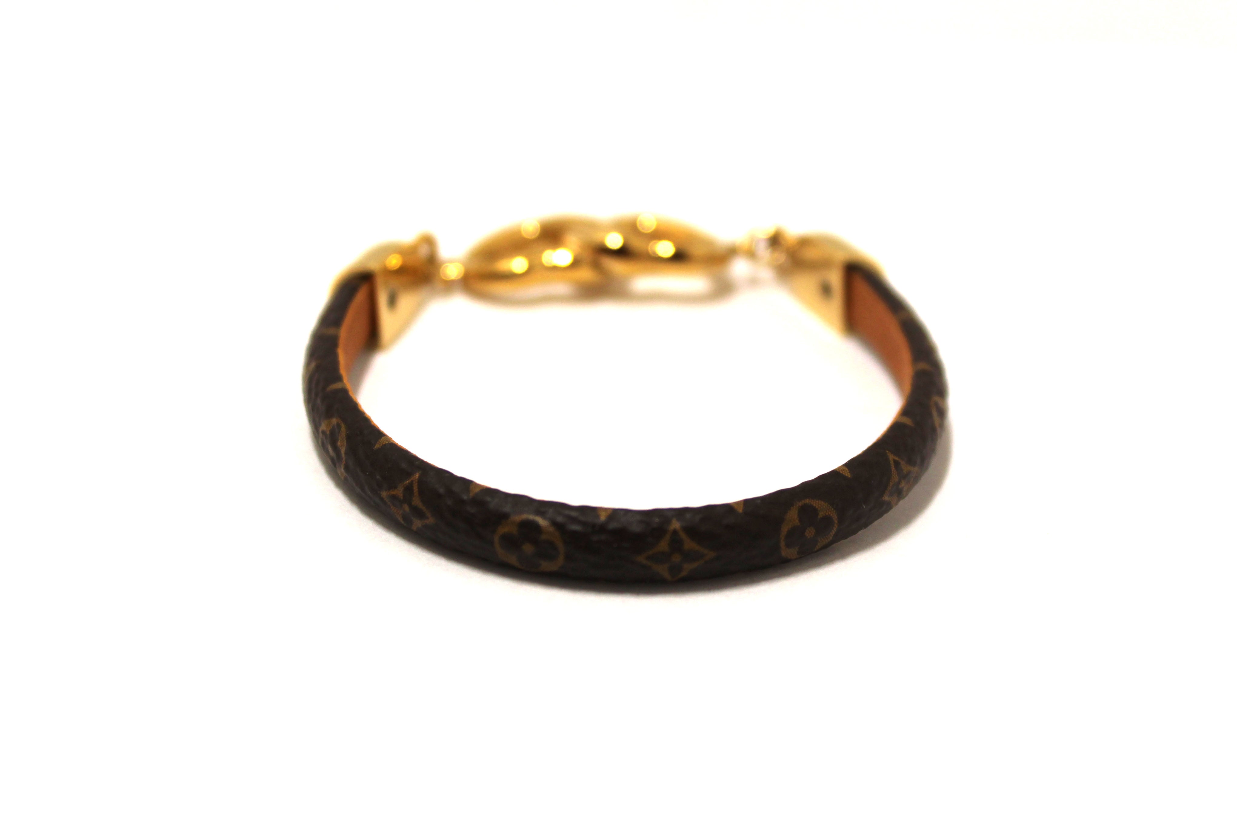 Authentic Louis Vuitton Monogram Say Yes Bracelet Size 17