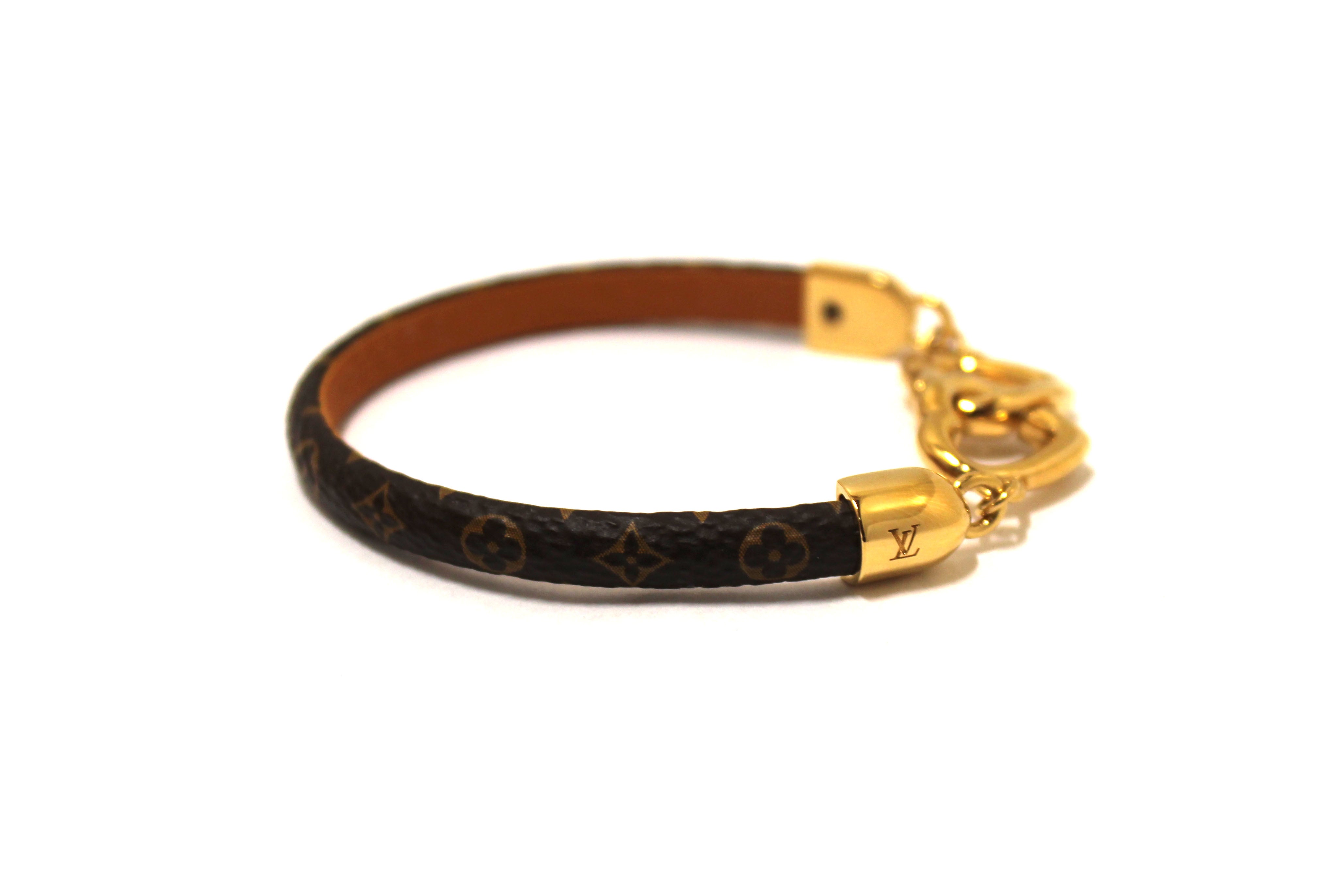 Authentic Louis Vuitton Monogram Say Yes Bracelet Size 17