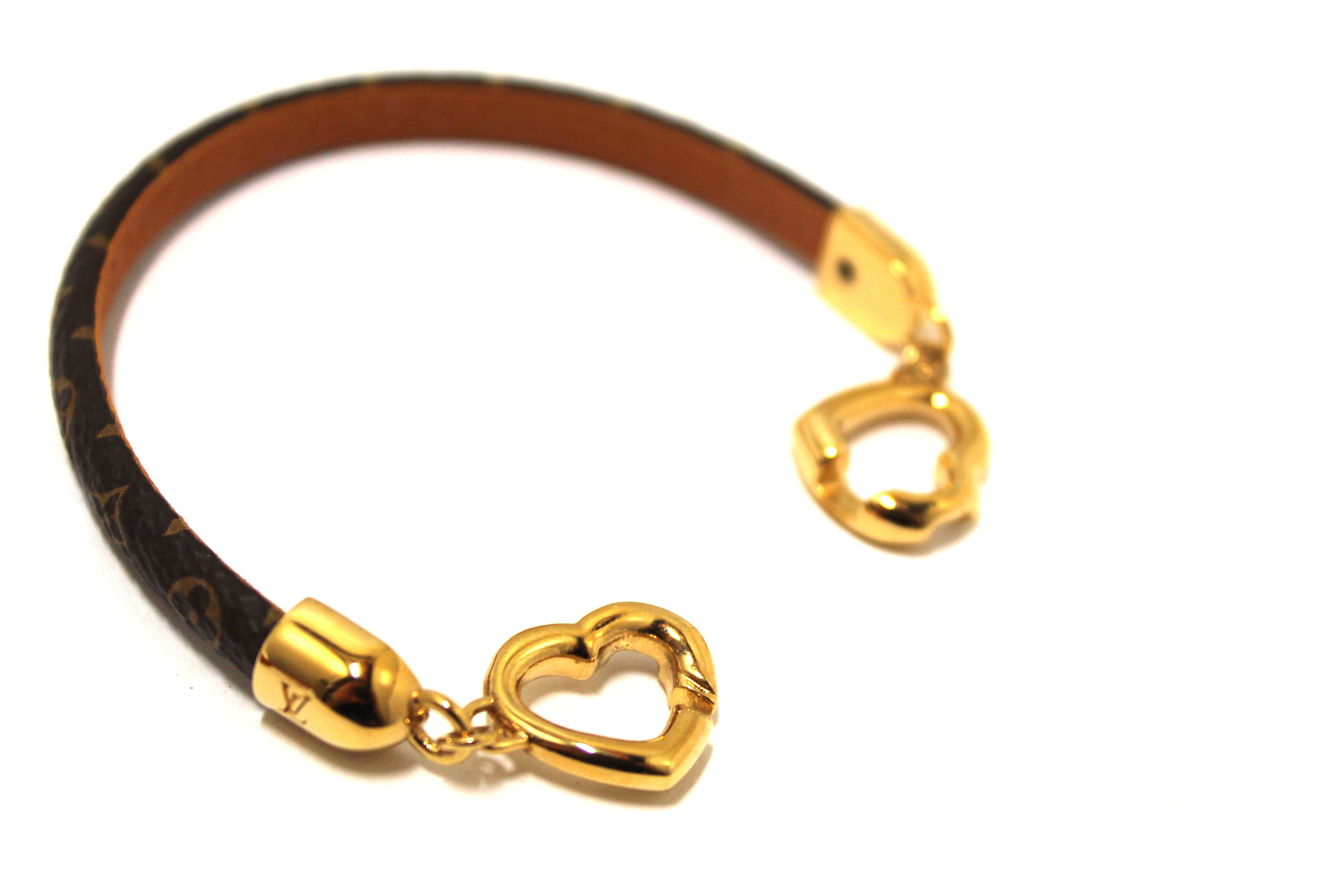 Authentic Louis Vuitton Monogram Say Yes Bracelet Size 17