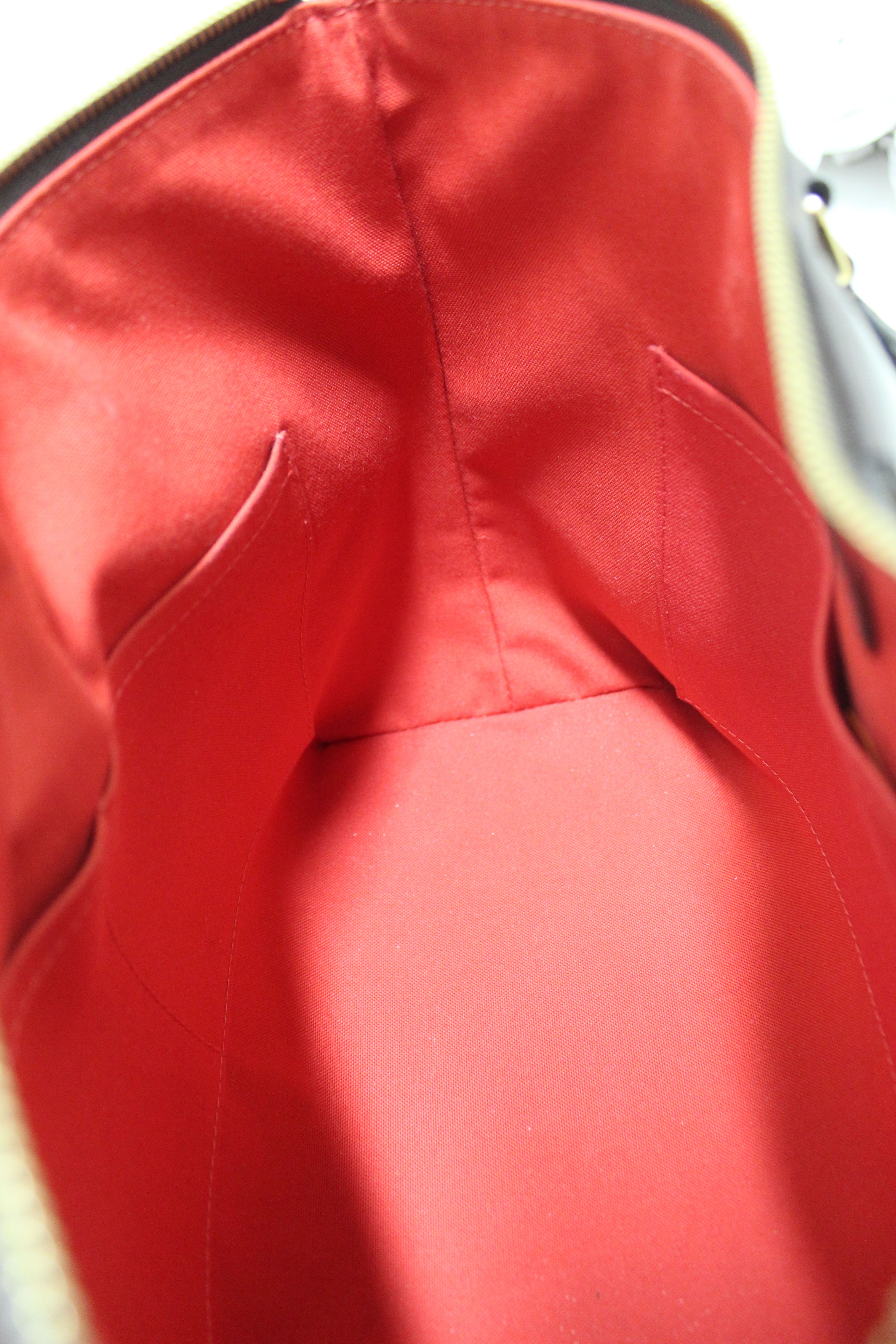 Authentic Louis Vuitton Damier Ebene Canvas Siena MM Handbag