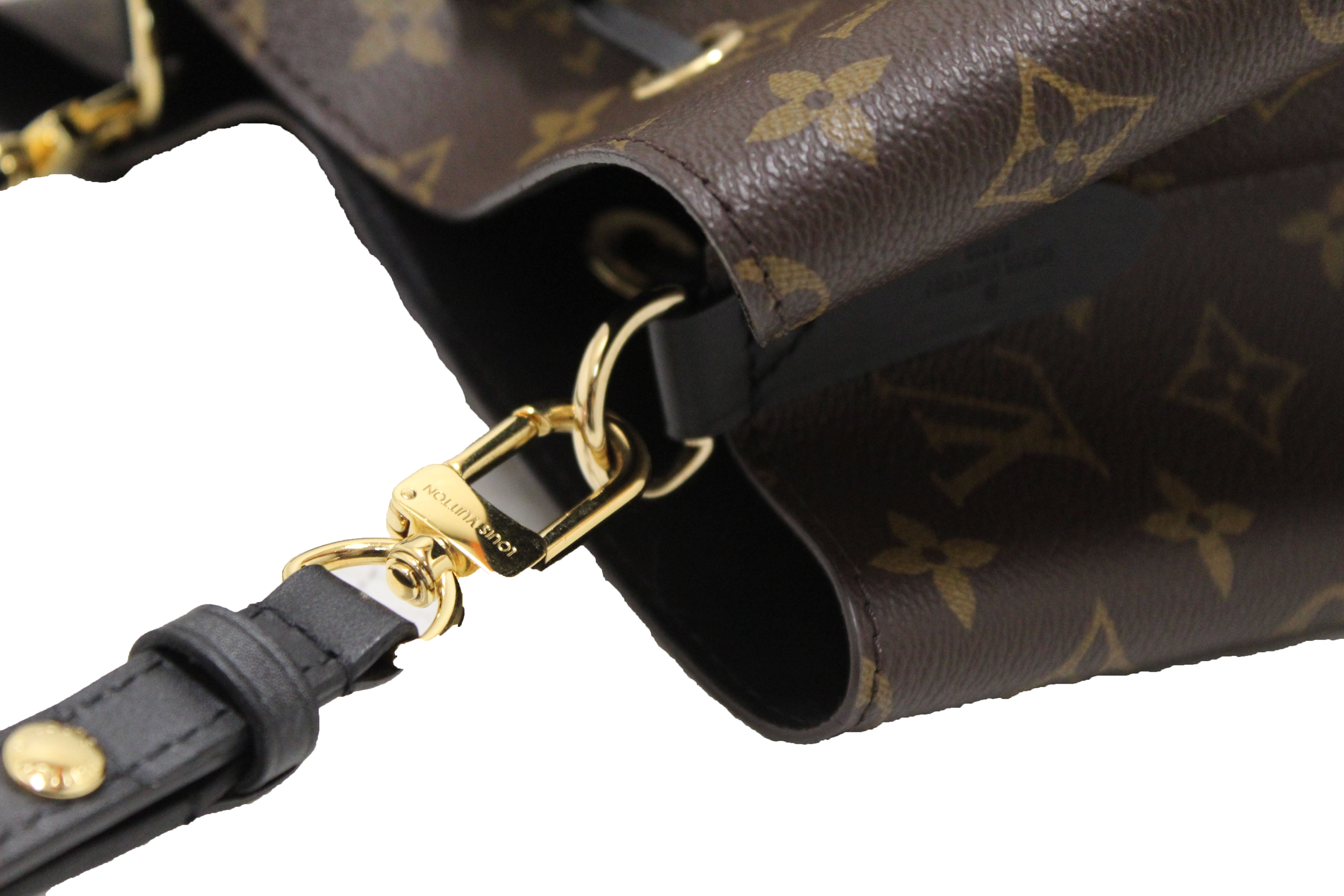 Authentic Louis Vuitton Classic Monogram Black NeoNoe Shoulder Bag