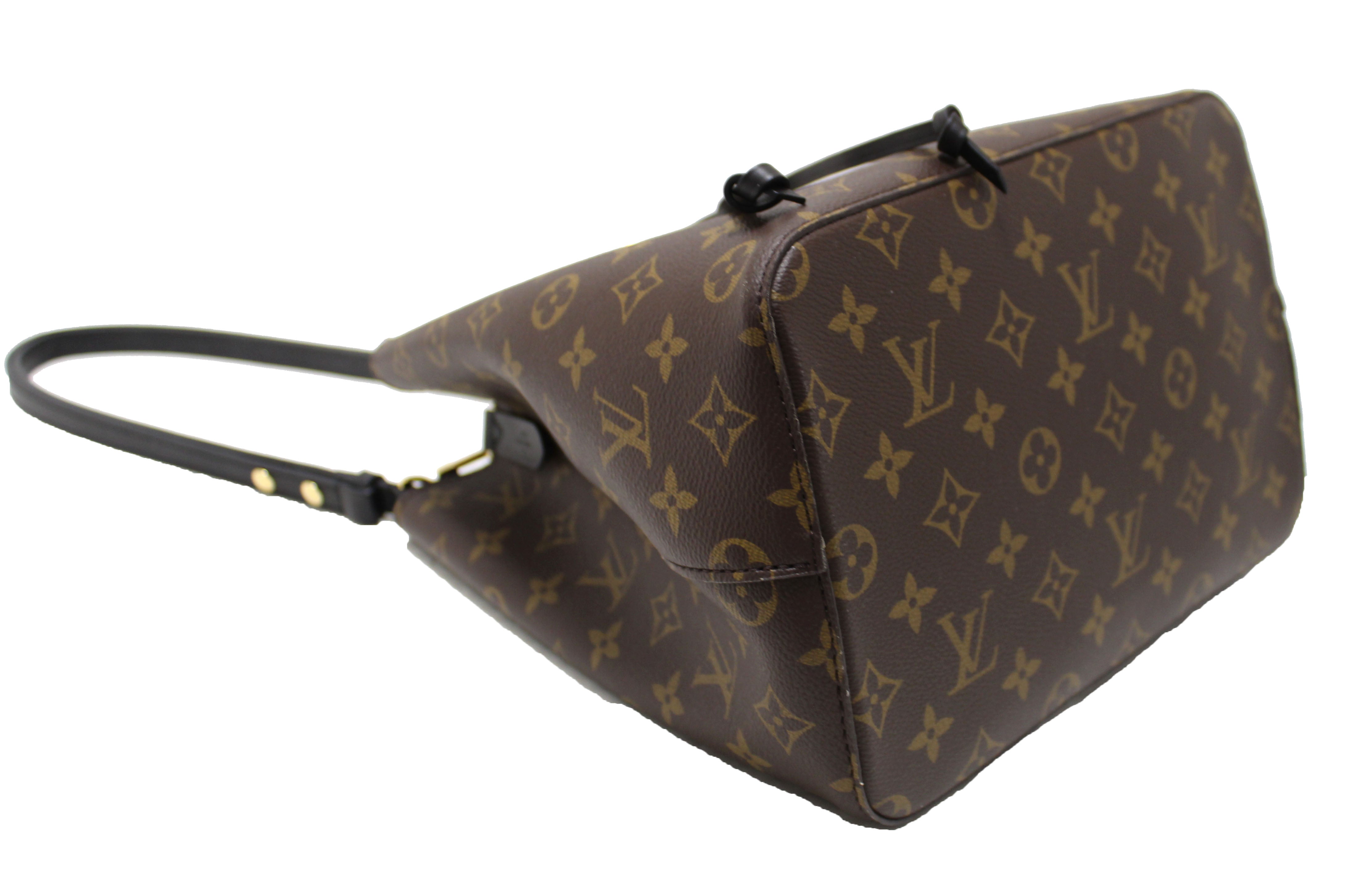 Authentic Louis Vuitton Classic Monogram Black NeoNoe Shoulder Bag