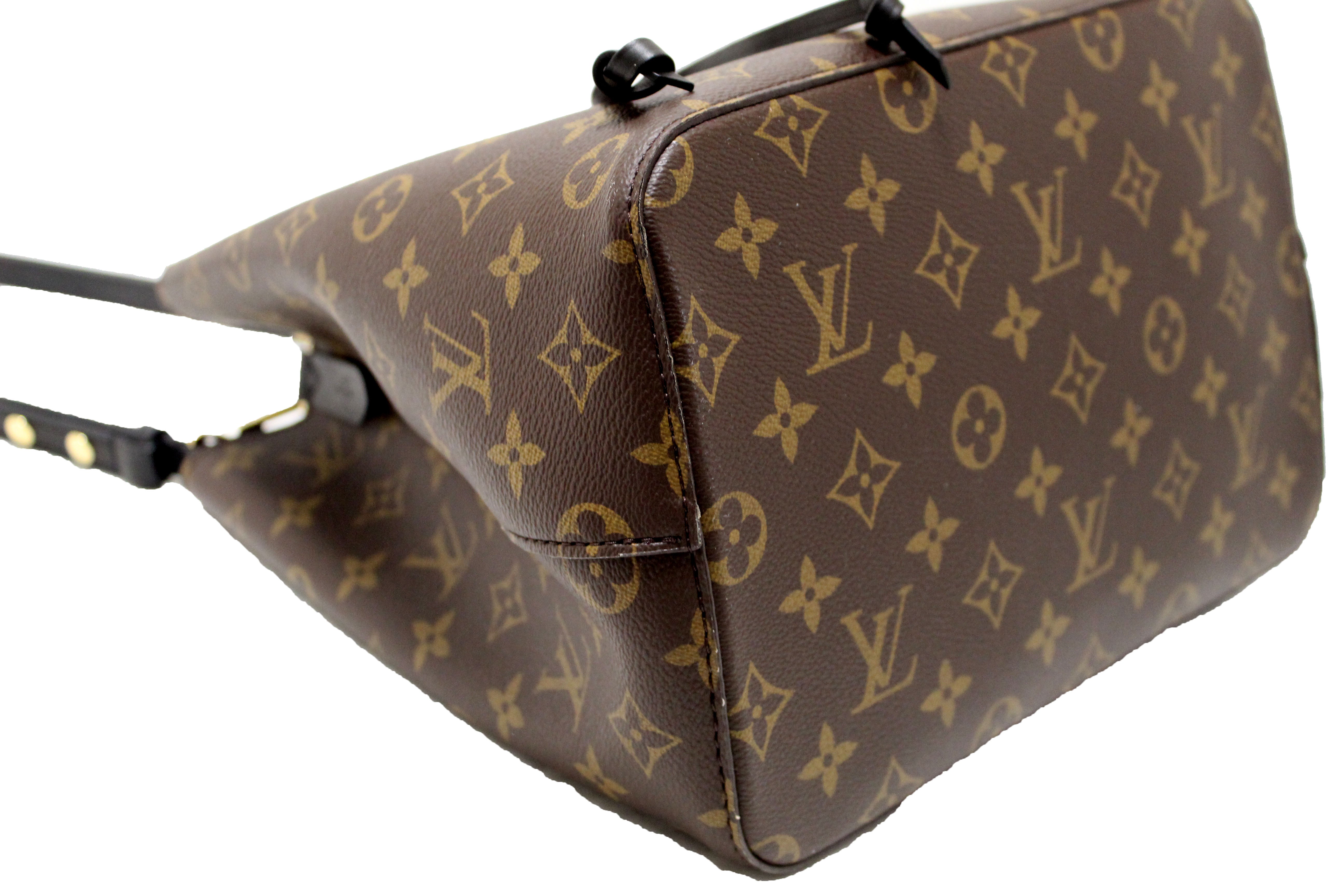 Authentic Louis Vuitton Classic Monogram Black NeoNoe Shoulder Bag