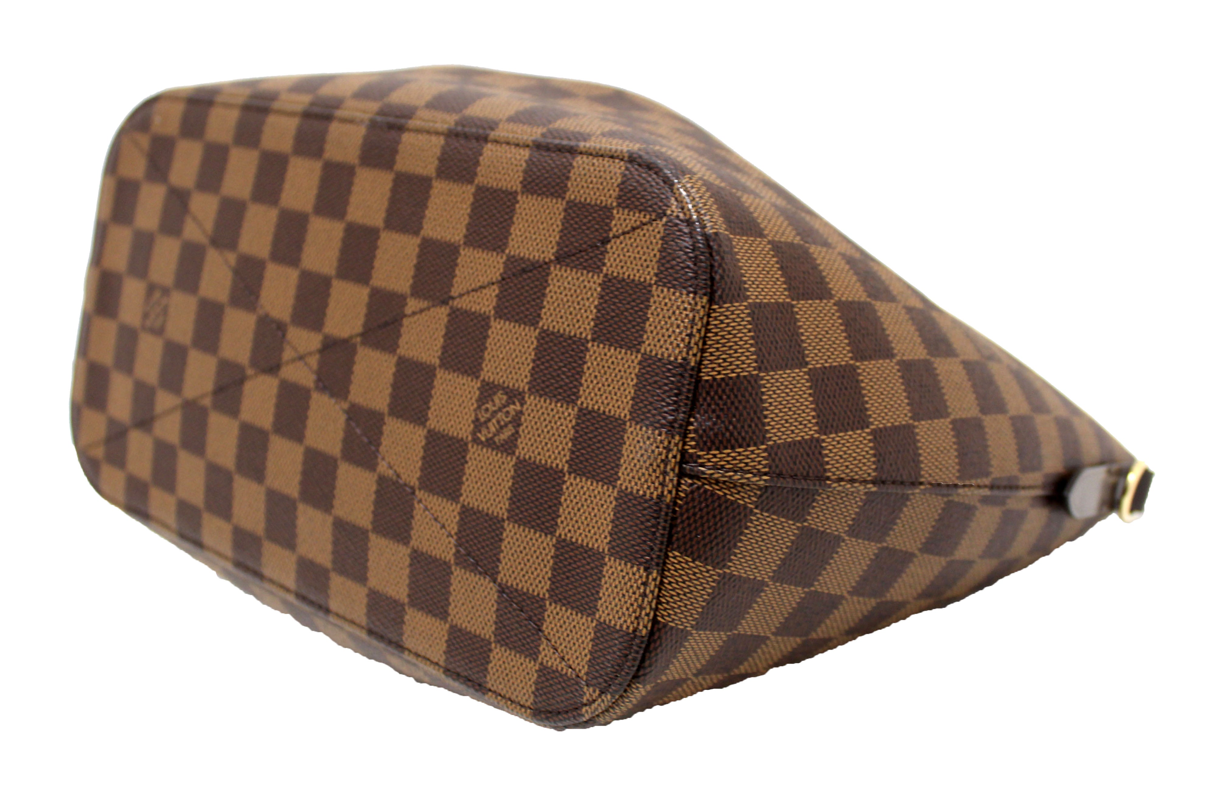 Authentic Louis Vuitton Damier Ebene Canvas Siena MM Handbag