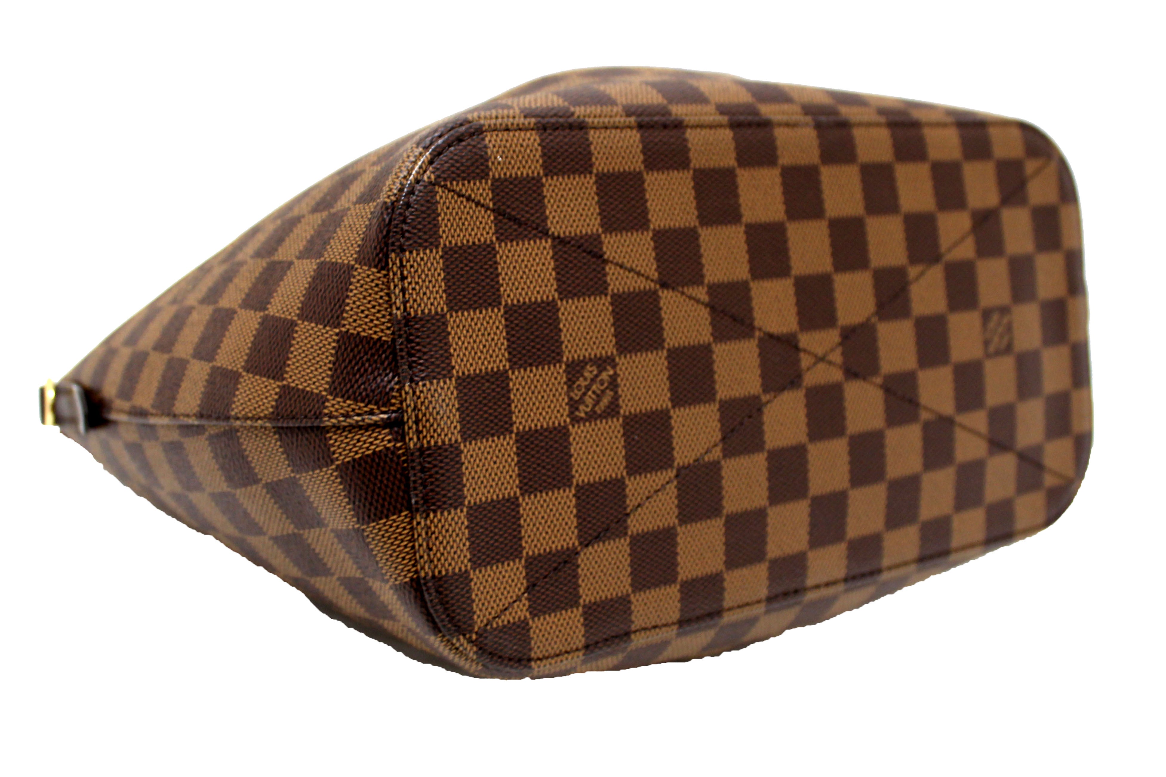 Authentic Louis Vuitton Damier Ebene Canvas Siena MM Handbag