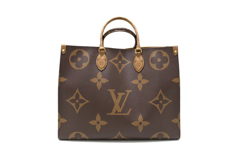 Authentic Louis Vuitton Monogram Giant OnTheGo GM Tote Bag