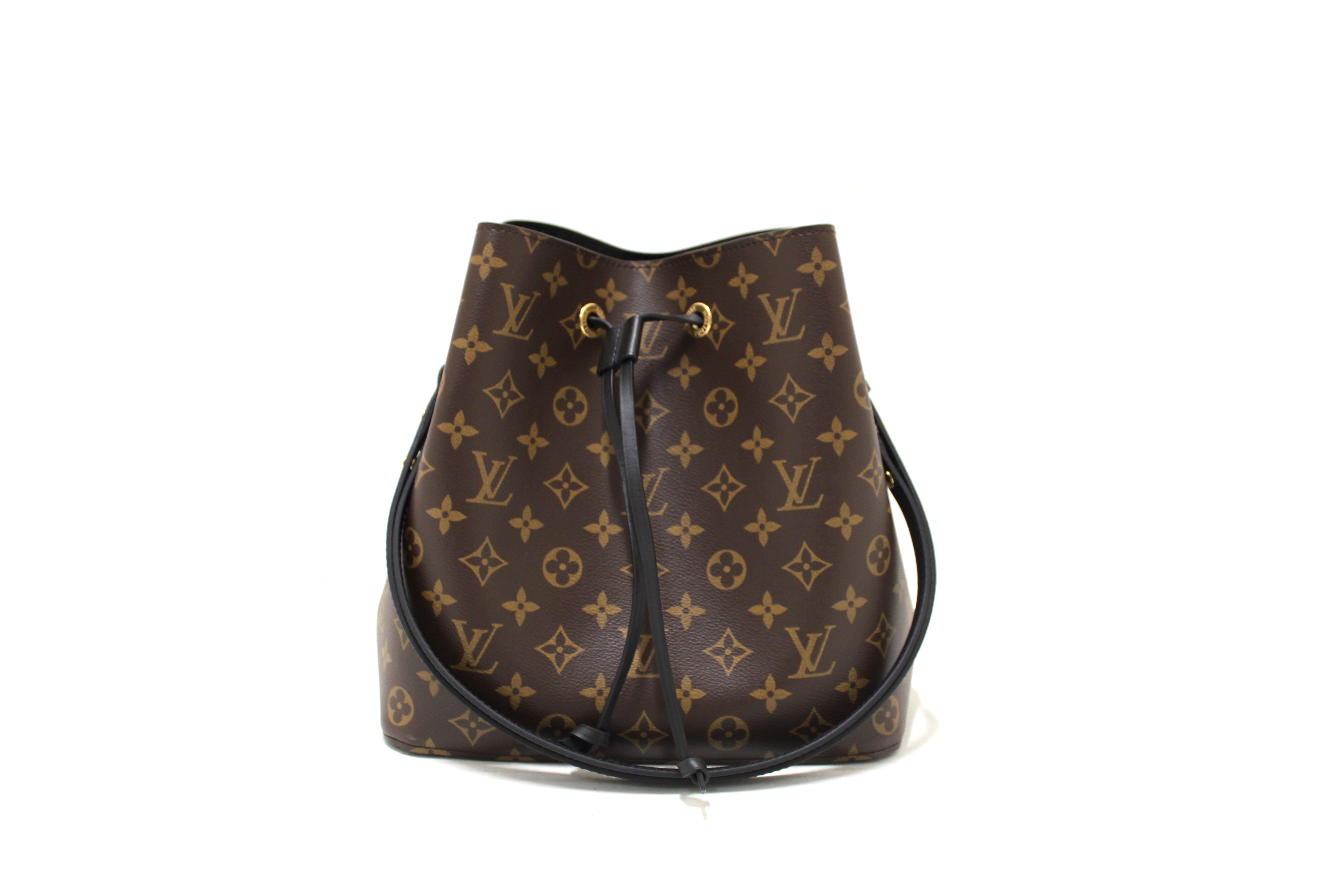 Authentic Louis Vuitton Classic Monogram Black NeoNoe Shoulder Bag