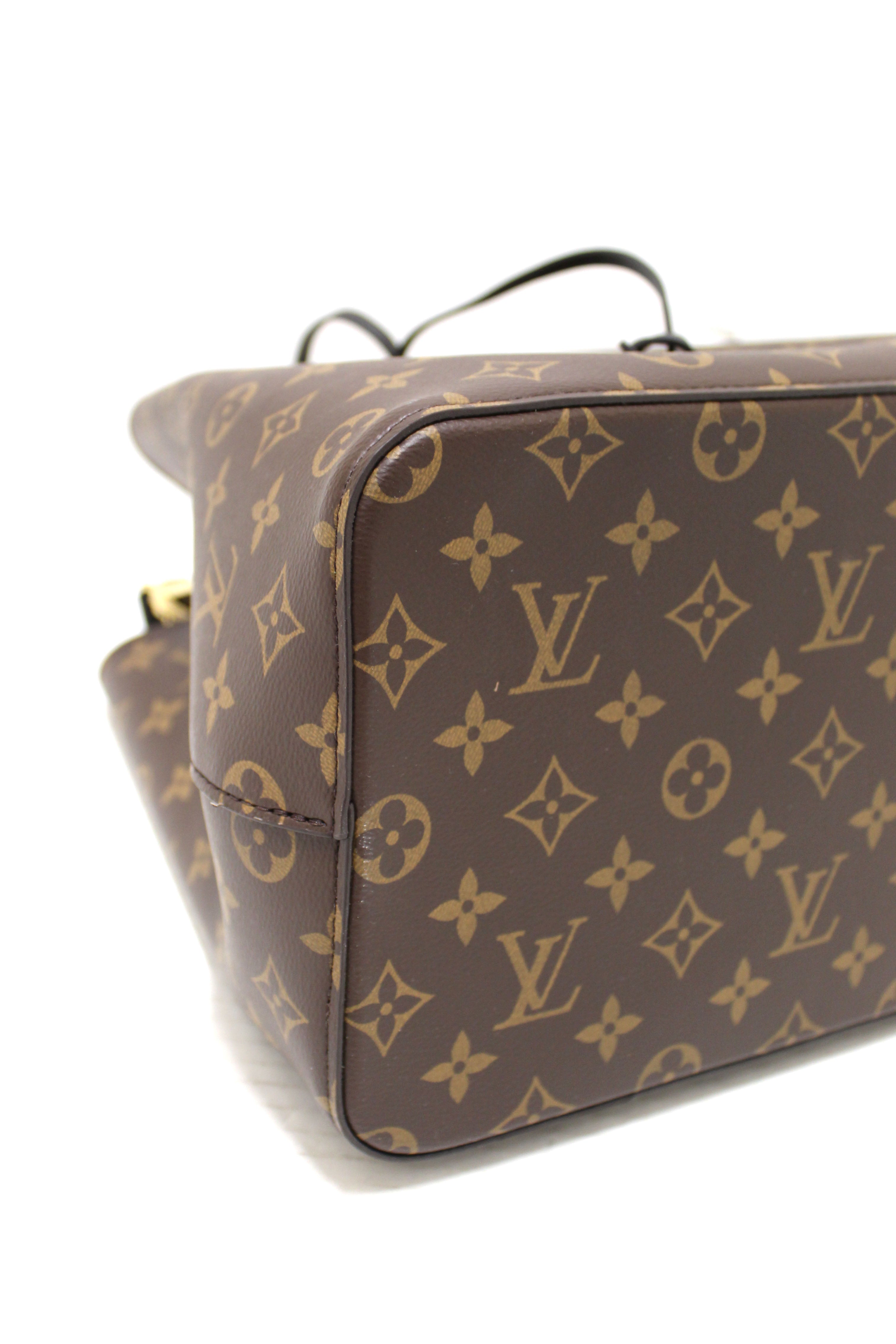 Authentic Louis Vuitton Classic Monogram Black NeoNoe Shoulder Bag