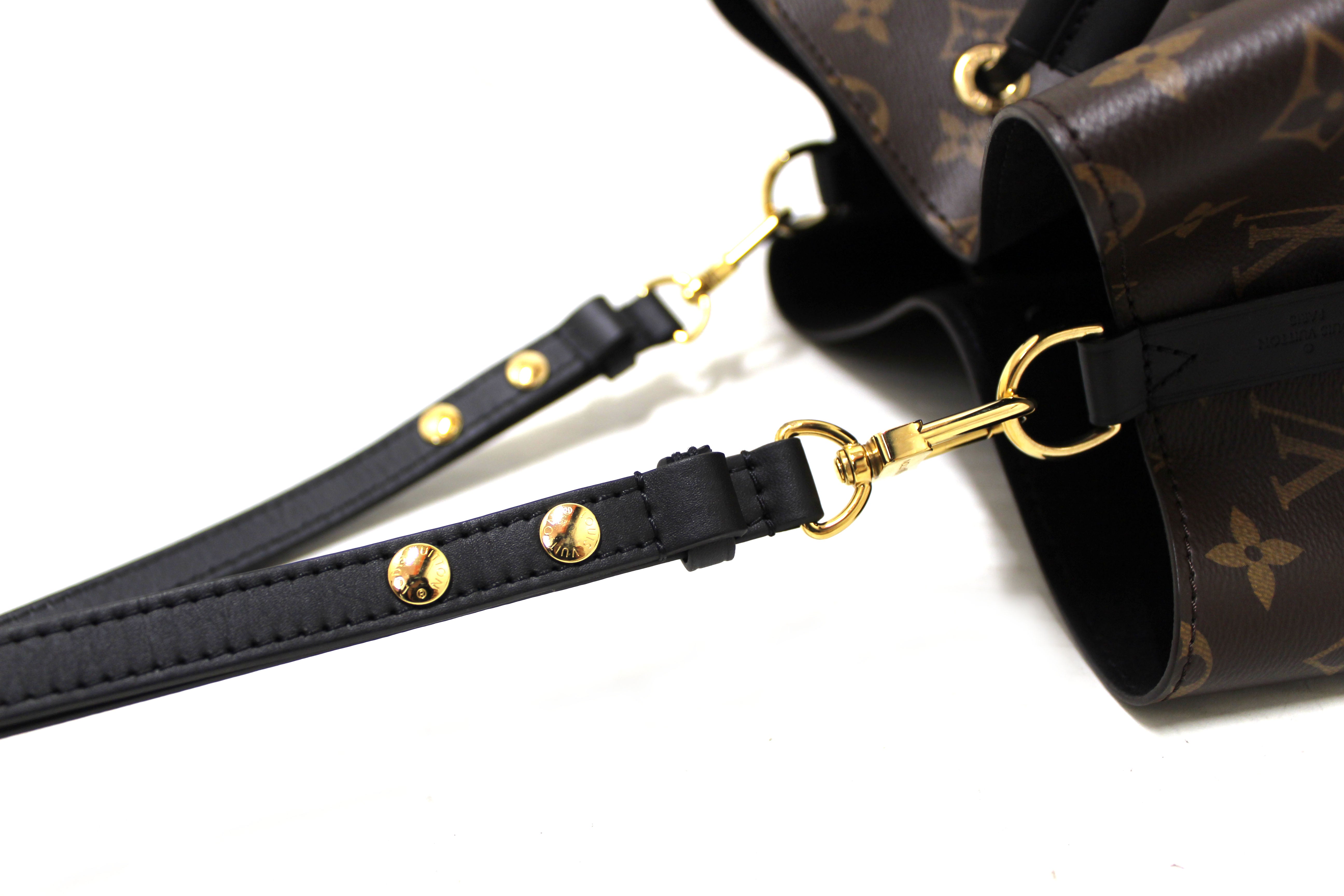 Authentic Louis Vuitton Classic Monogram Black NeoNoe Shoulder Bag