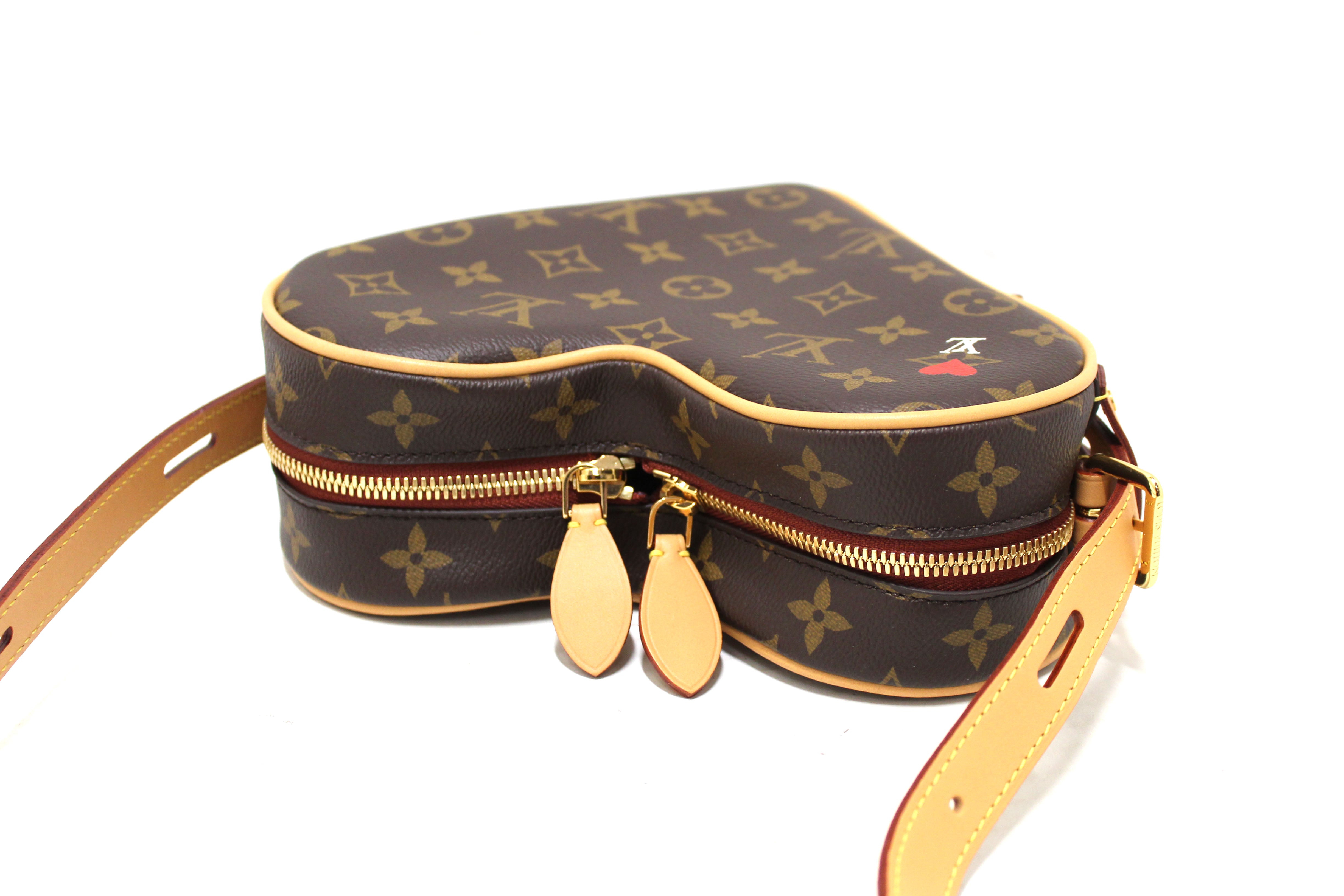 Authentic Louis Vuitton Limited Edition Monogram Game On Coeur Bag