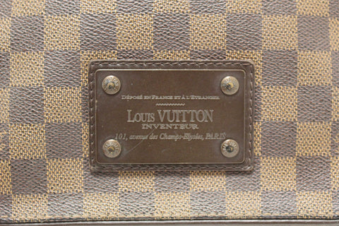 Authentic Louis Vuitton Damier Ebene Brooklyn PM Messenger Bag