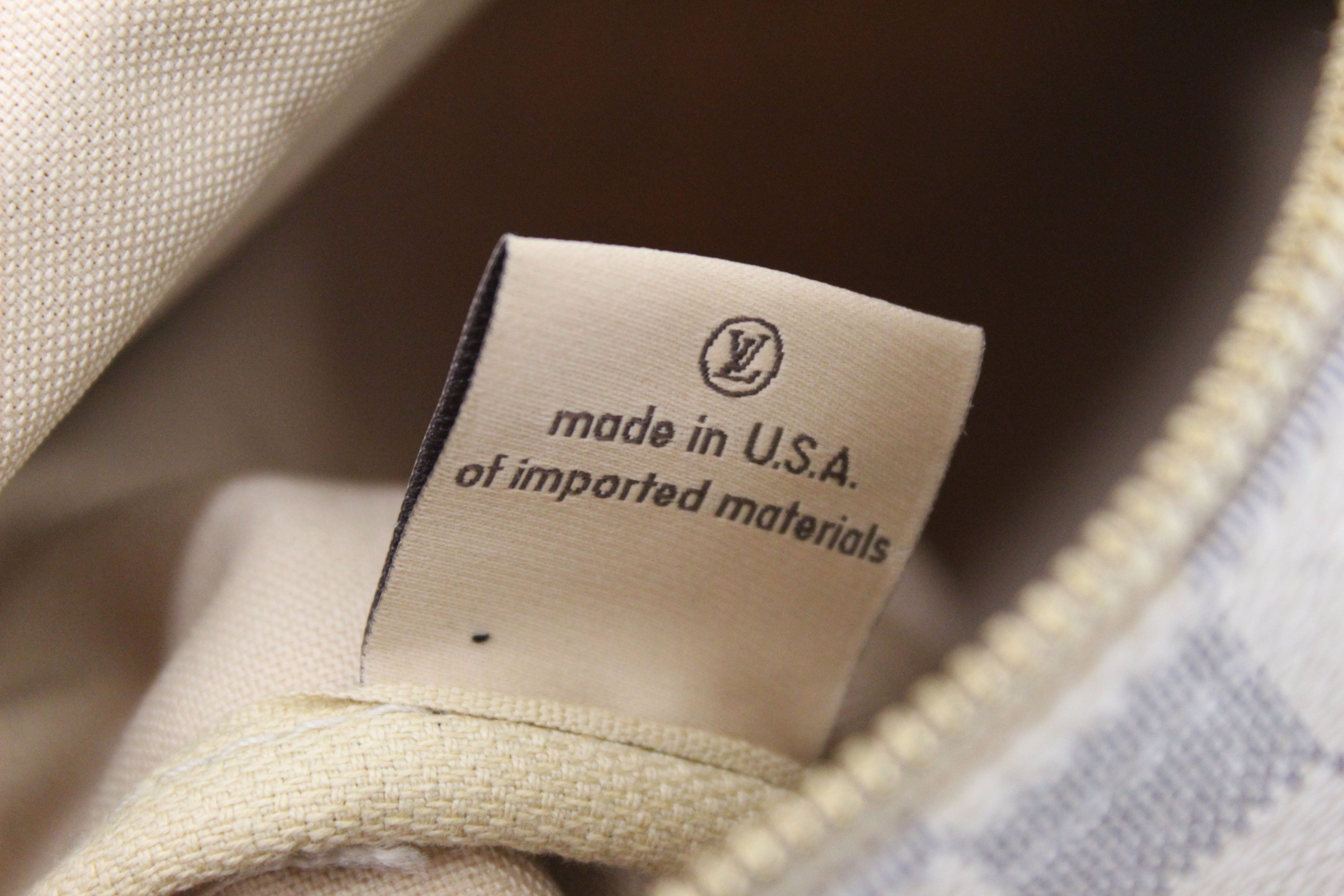 Authentic Louis Vuitton Damier Azur Speedy 30 Bandouliere Bag