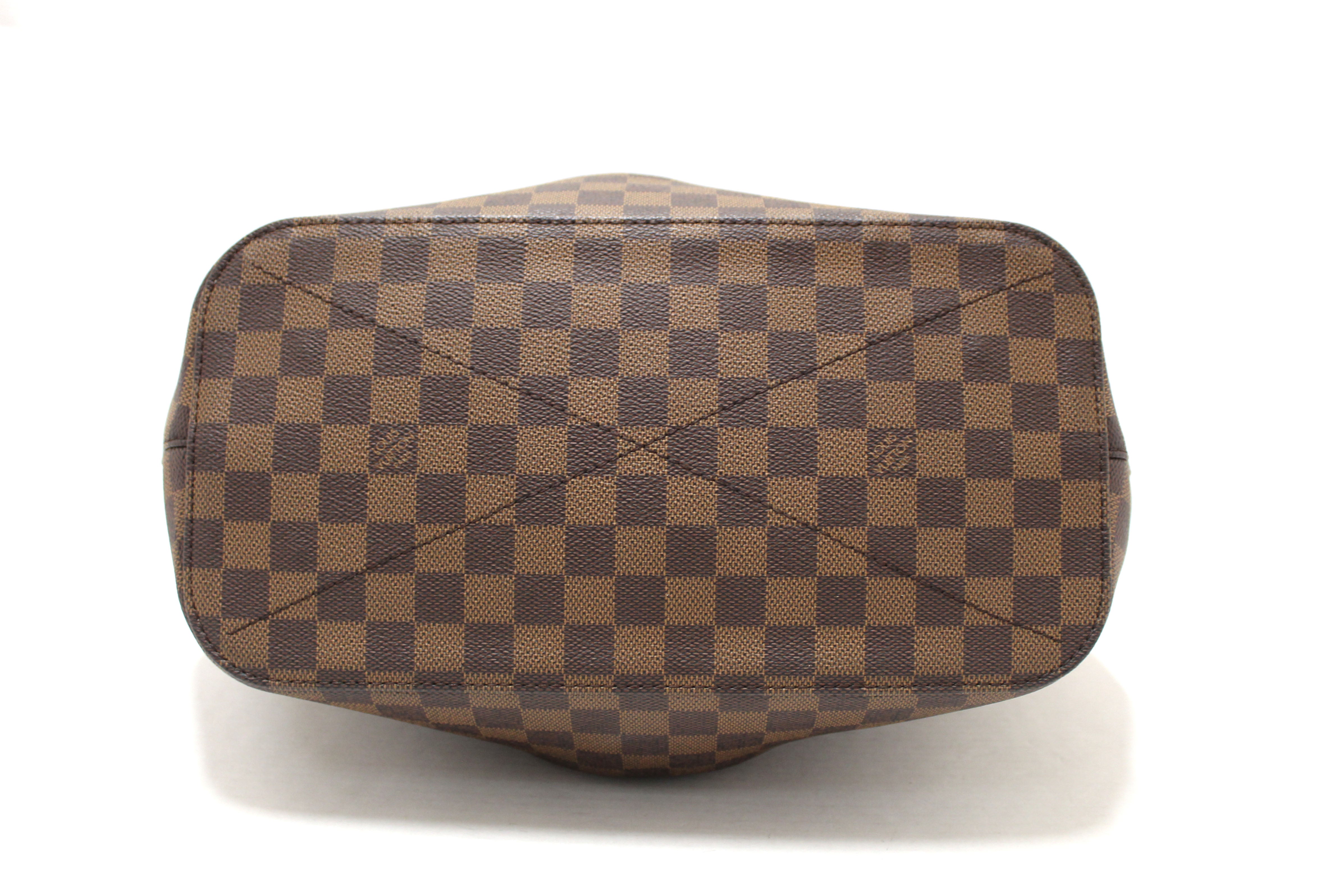Authentic Louis Vuitton Damier Ebene Canvas Siena GM Handbag