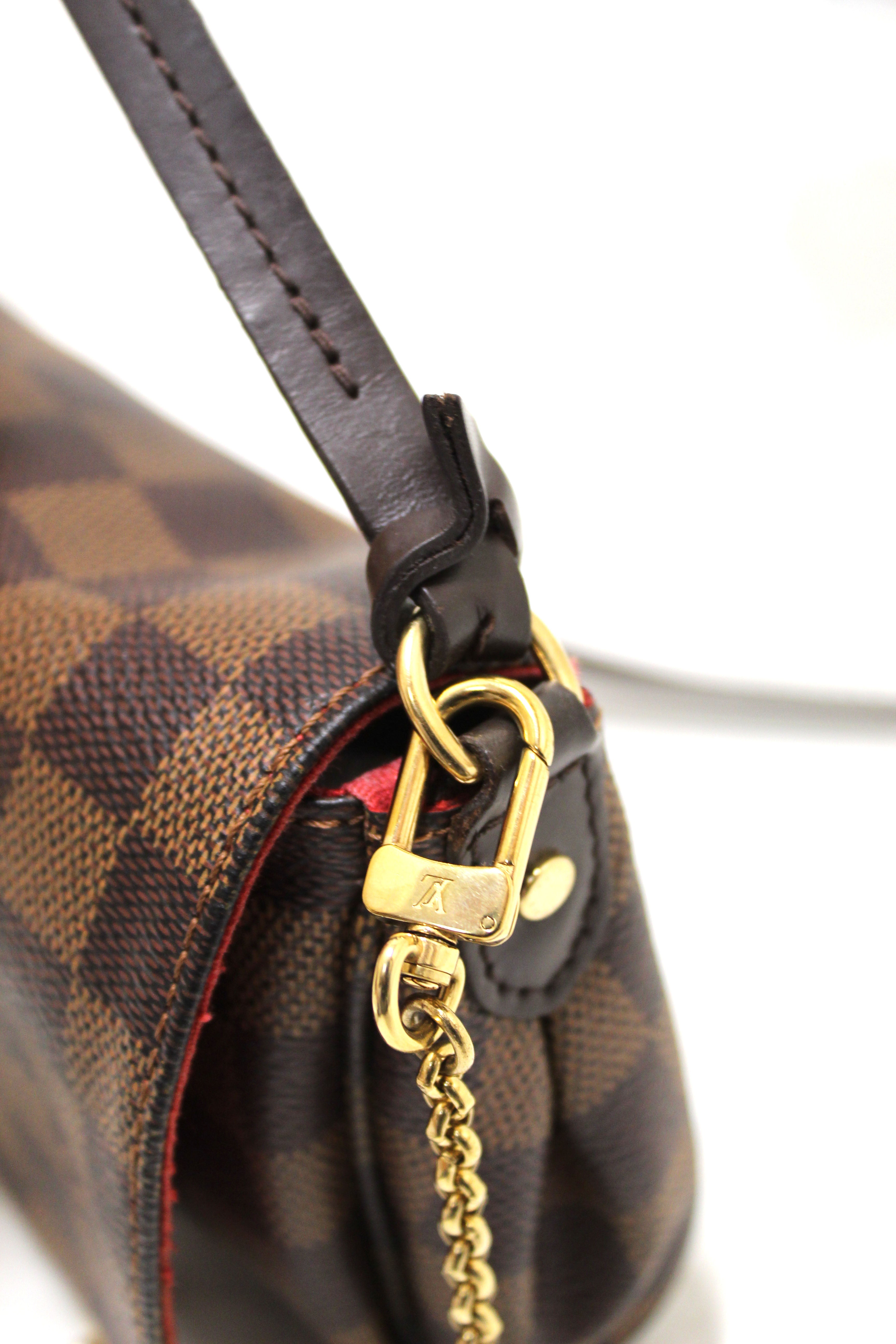 Authentic Louis Vuitton Damier Ebene Favorite PM Messenger Bag