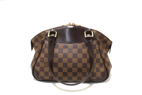Authentic Louis Vuitton Damier Ebene Verona PM Handbag