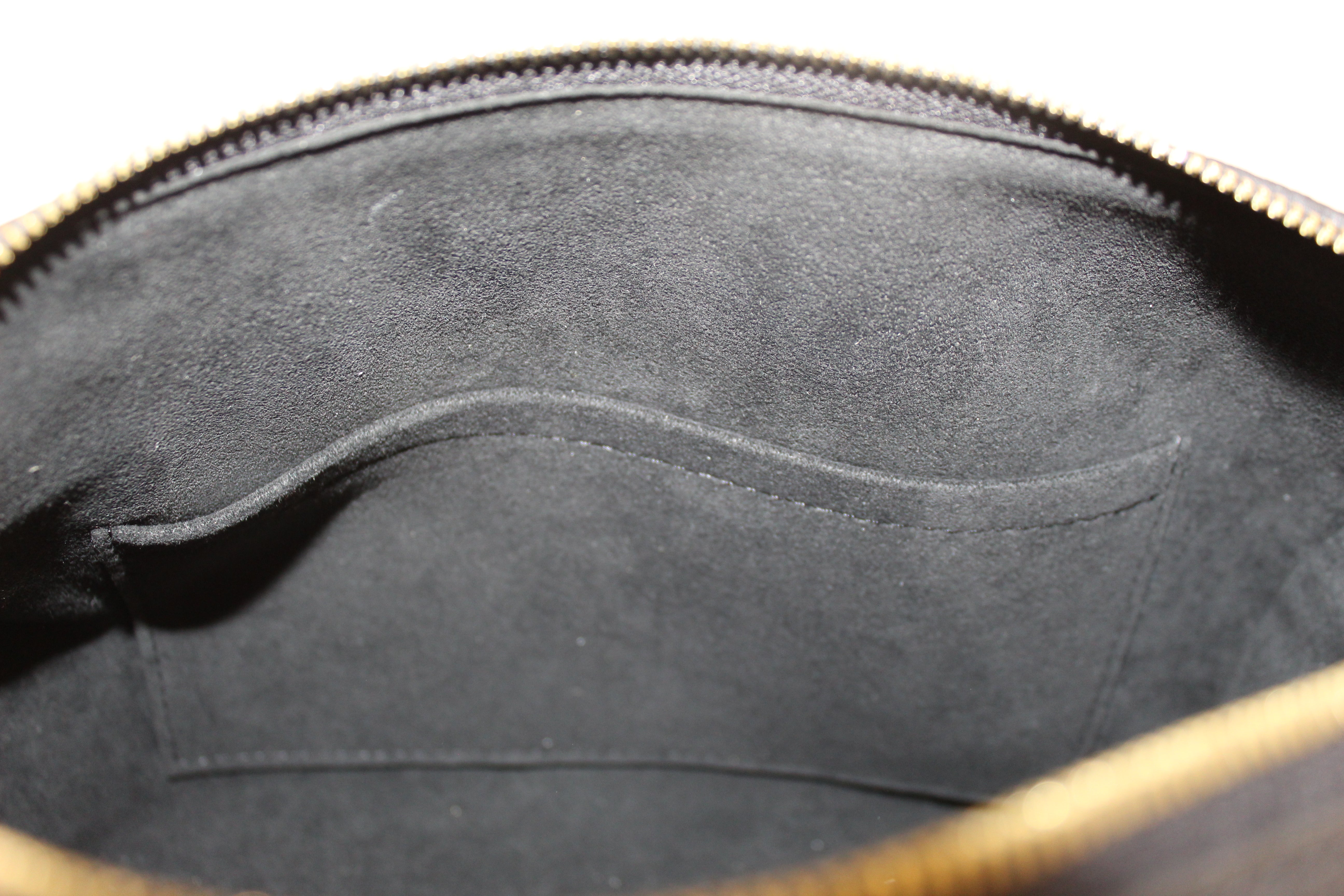 Authentic Louis Vuitton Black Empreinte Speedy 25 Bandouliere Crossbody Bag