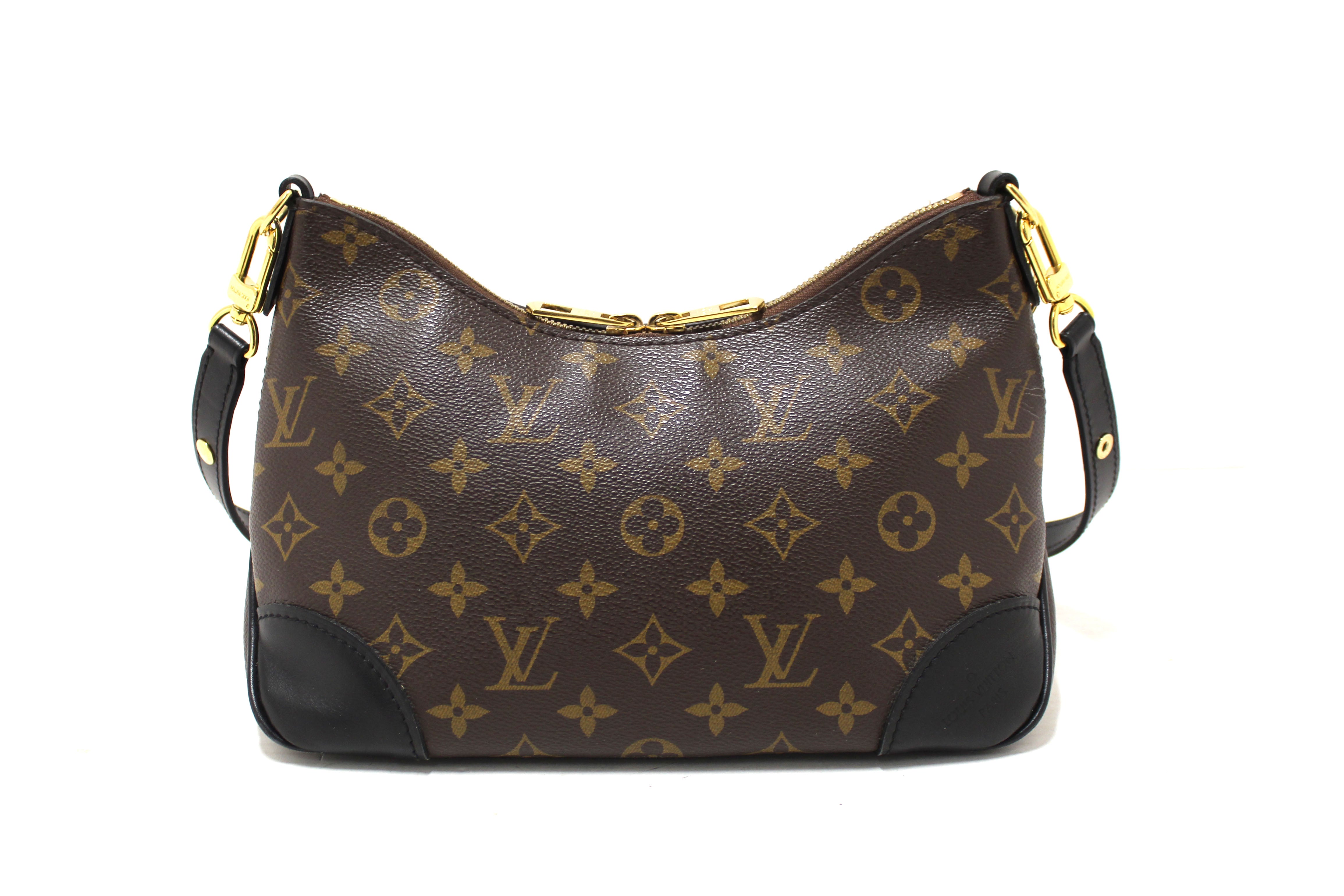 Authentic Louis Vuitton Classic Monogram Boulogne Shoulder/Crossbody Bag
