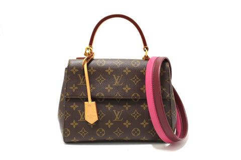 Authentic Louis Vuitton Classic Monogram Cluny BB Handbag