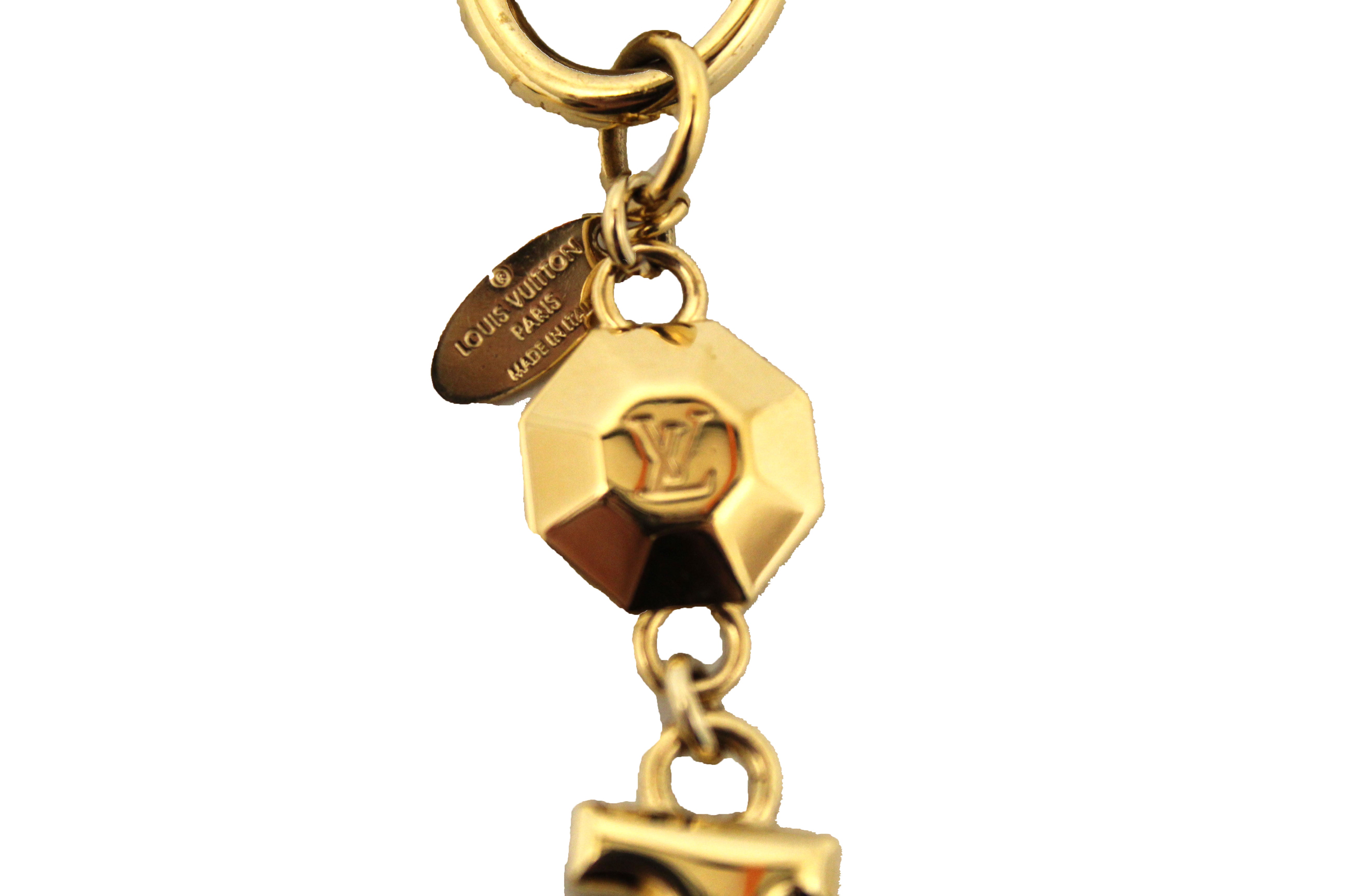 Authentic Louis Vuitton Facettes Charm & Key Holder