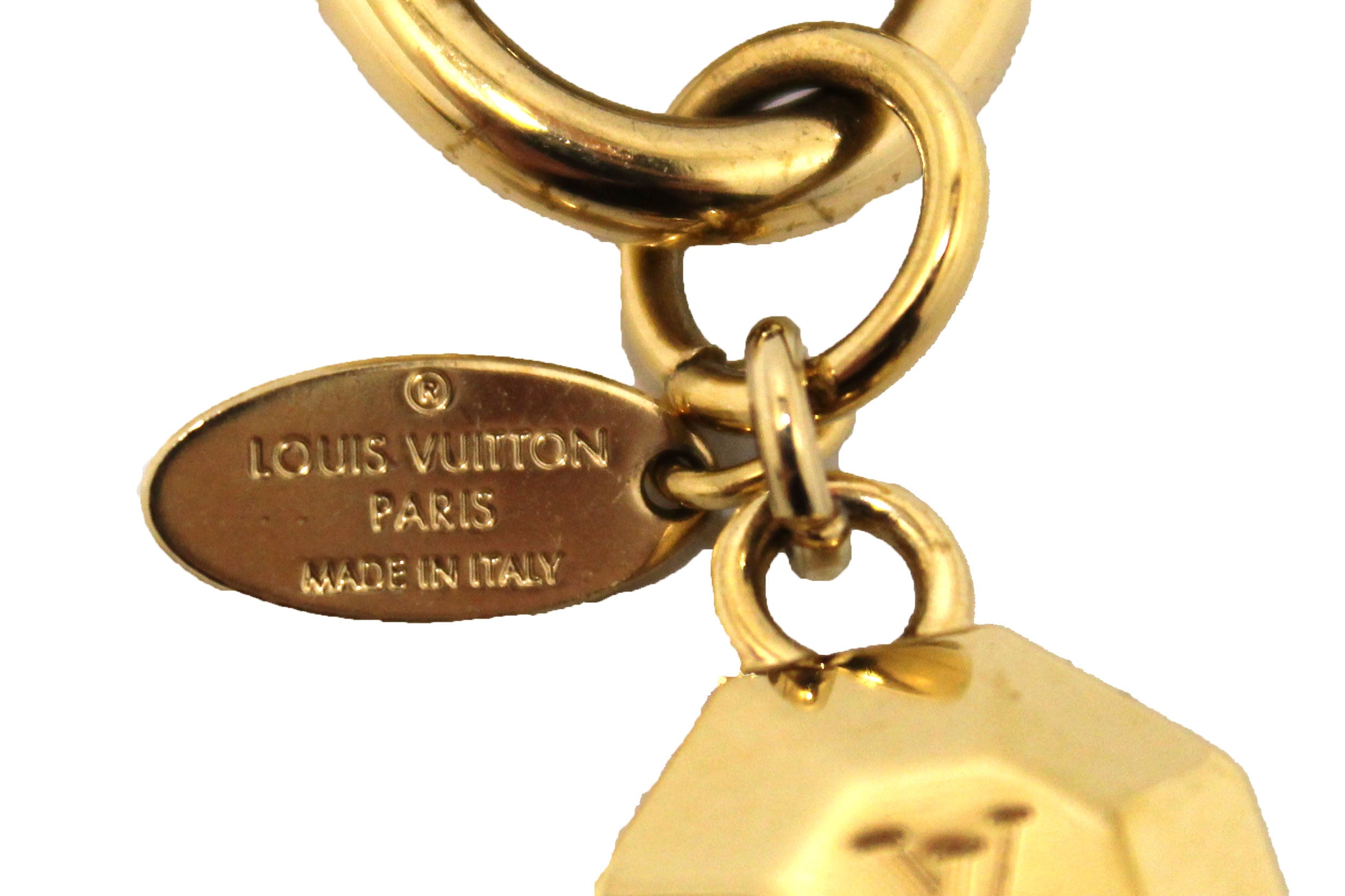 Authentic Louis Vuitton Facettes Charm & Key Holder