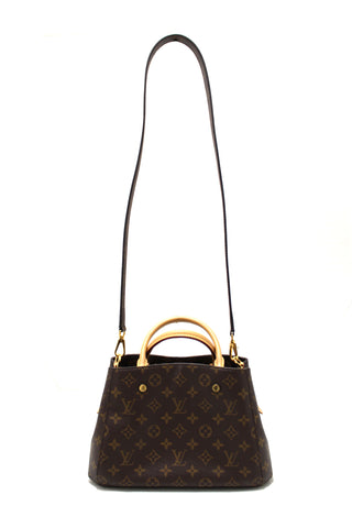 Authentic Louis Vuitton Monogram Montaigne BB Shoulder/Handbag