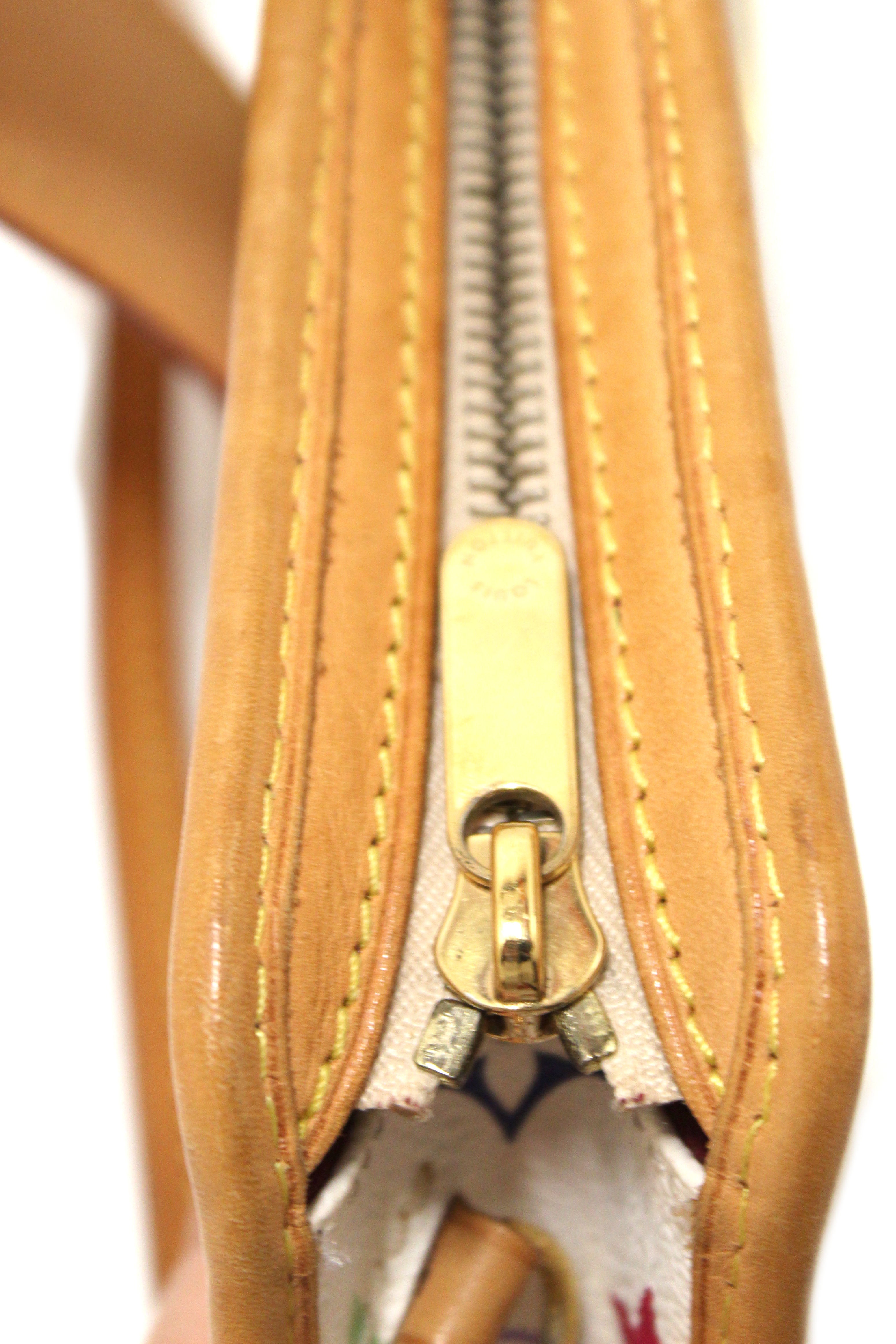 Authentic Louis Vuitton Black Multicolor Monogram Shirley Clutch