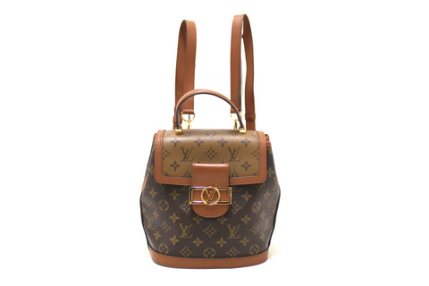 Authentic Louis Vuitton Reverse Monogram Dauphine Backpack PM