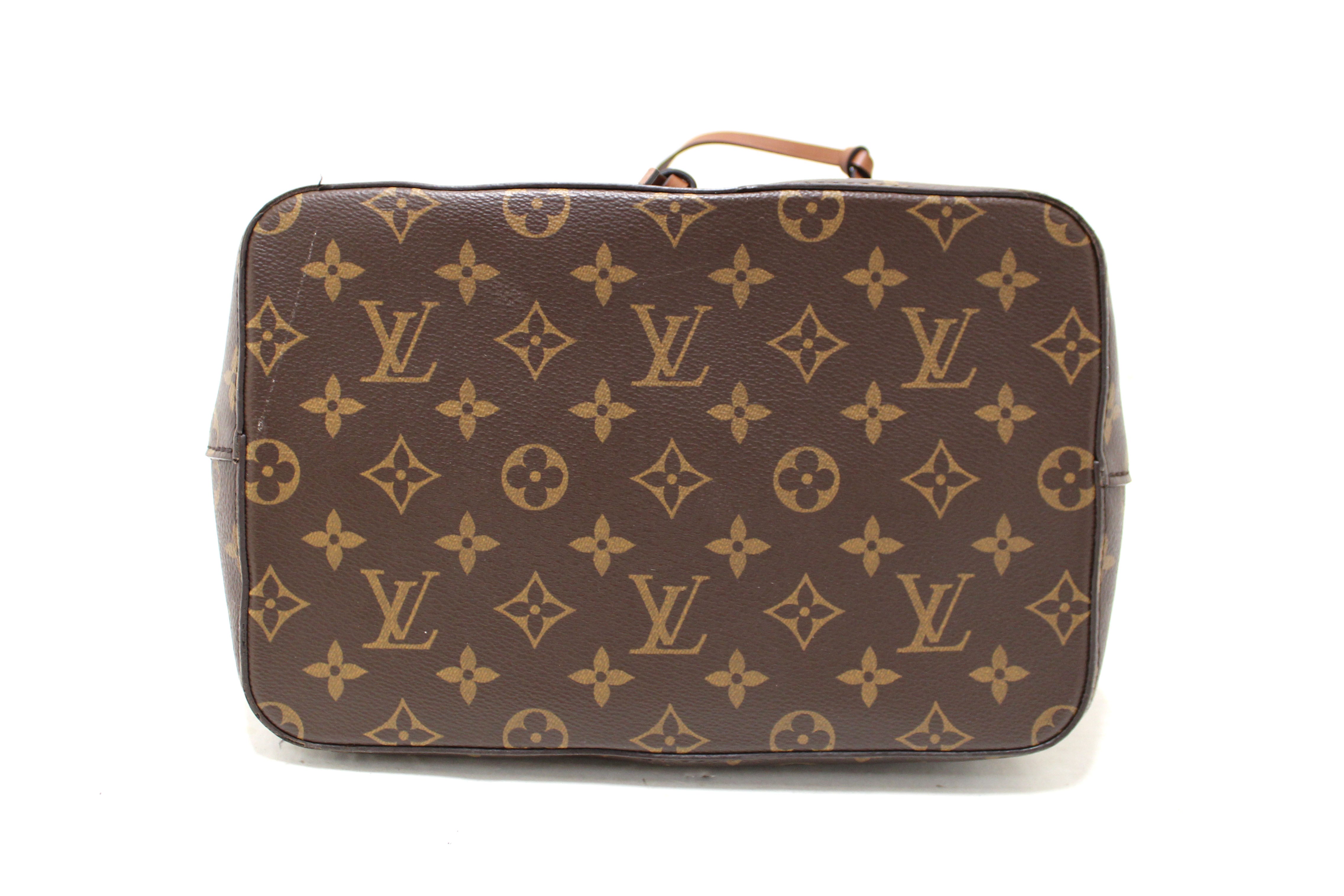 Authentic Louis Vuitton Classic Monogram Brown NeoNoe Shoulder Bag