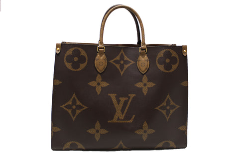 Authentic Louis Vuitton Monogram Giant OnTheGo GM Tote Bag
