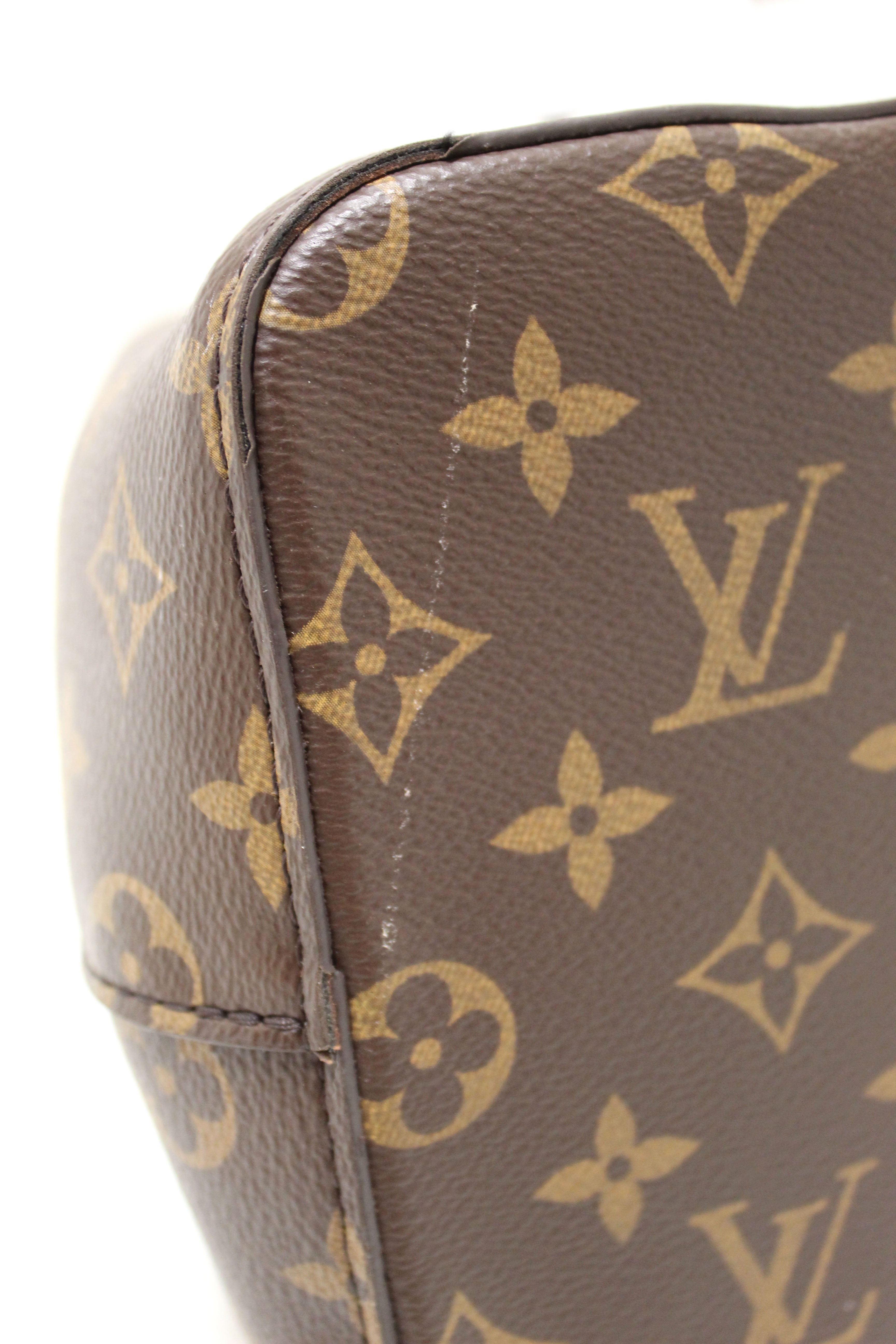 Authentic Louis Vuitton Classic Monogram Brown NeoNoe Shoulder Bag